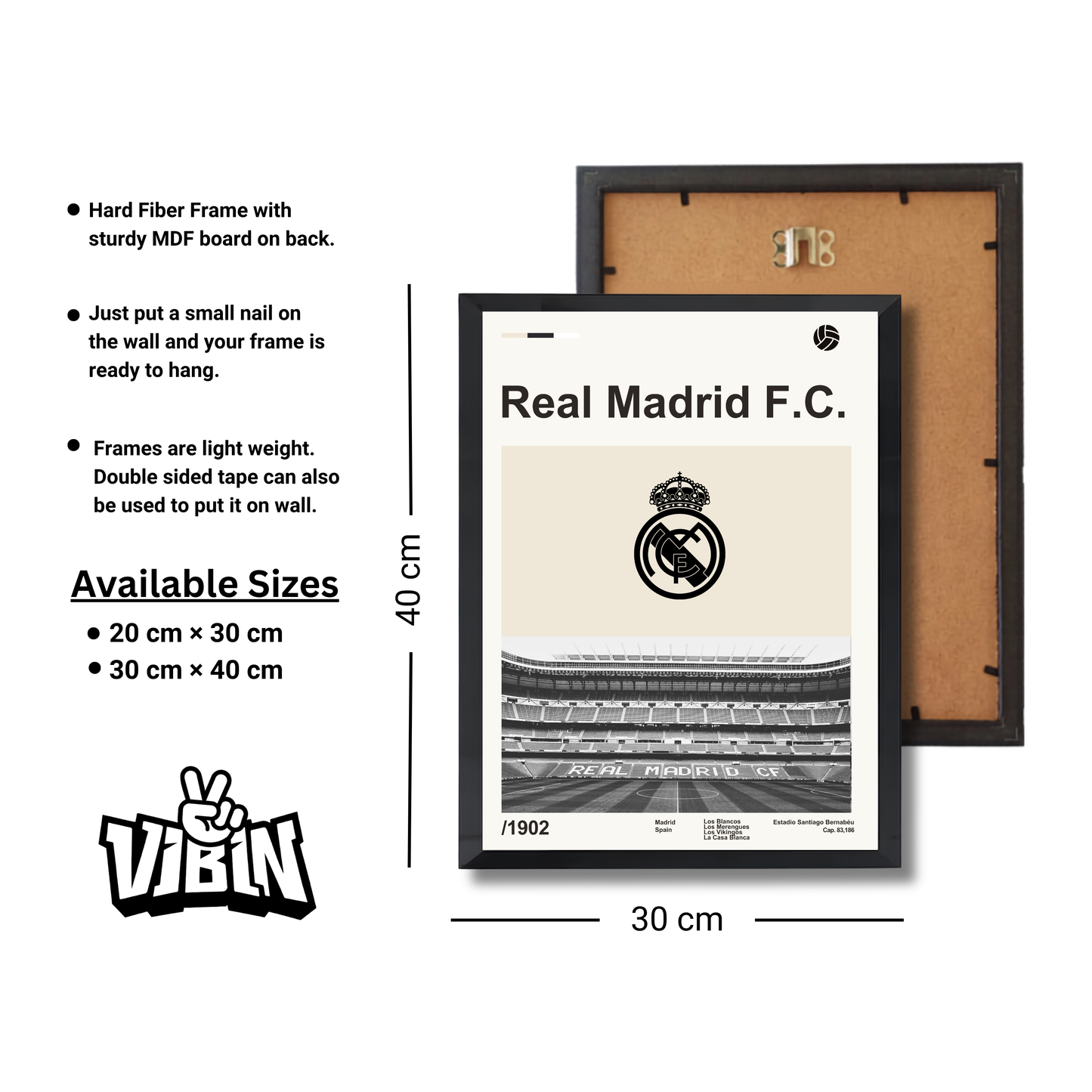 Real madrid F.C. Football Poster #108
