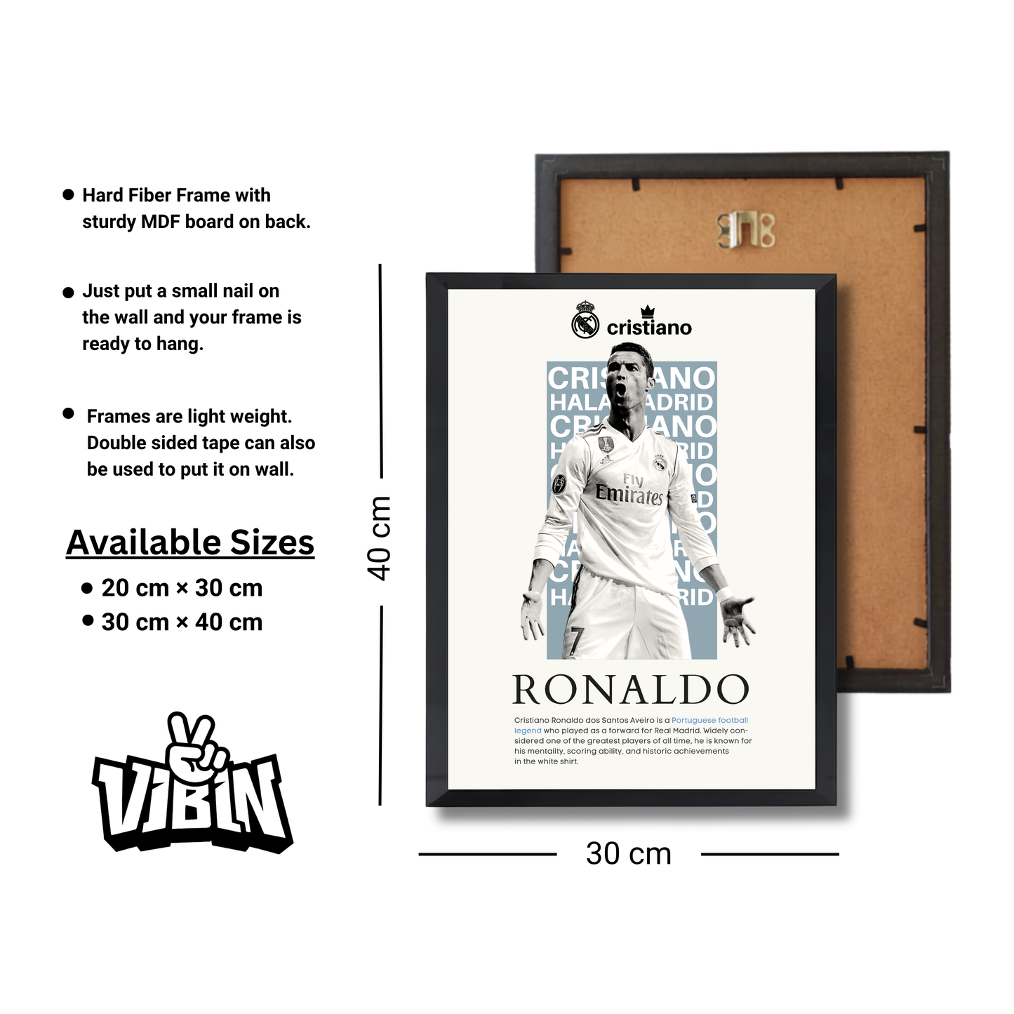 cristiano ronaldo Football Poster #123