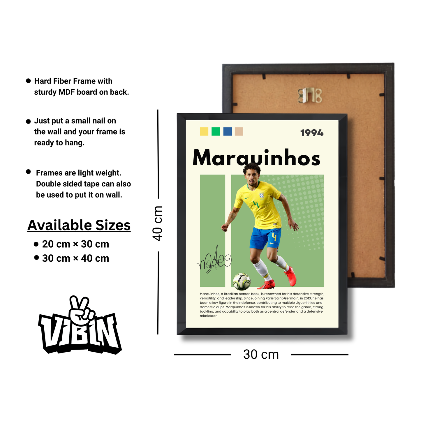 MARQUINHOS Football Poster #141