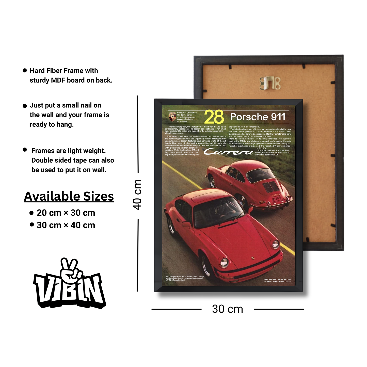 classic red porche 911 poster #14