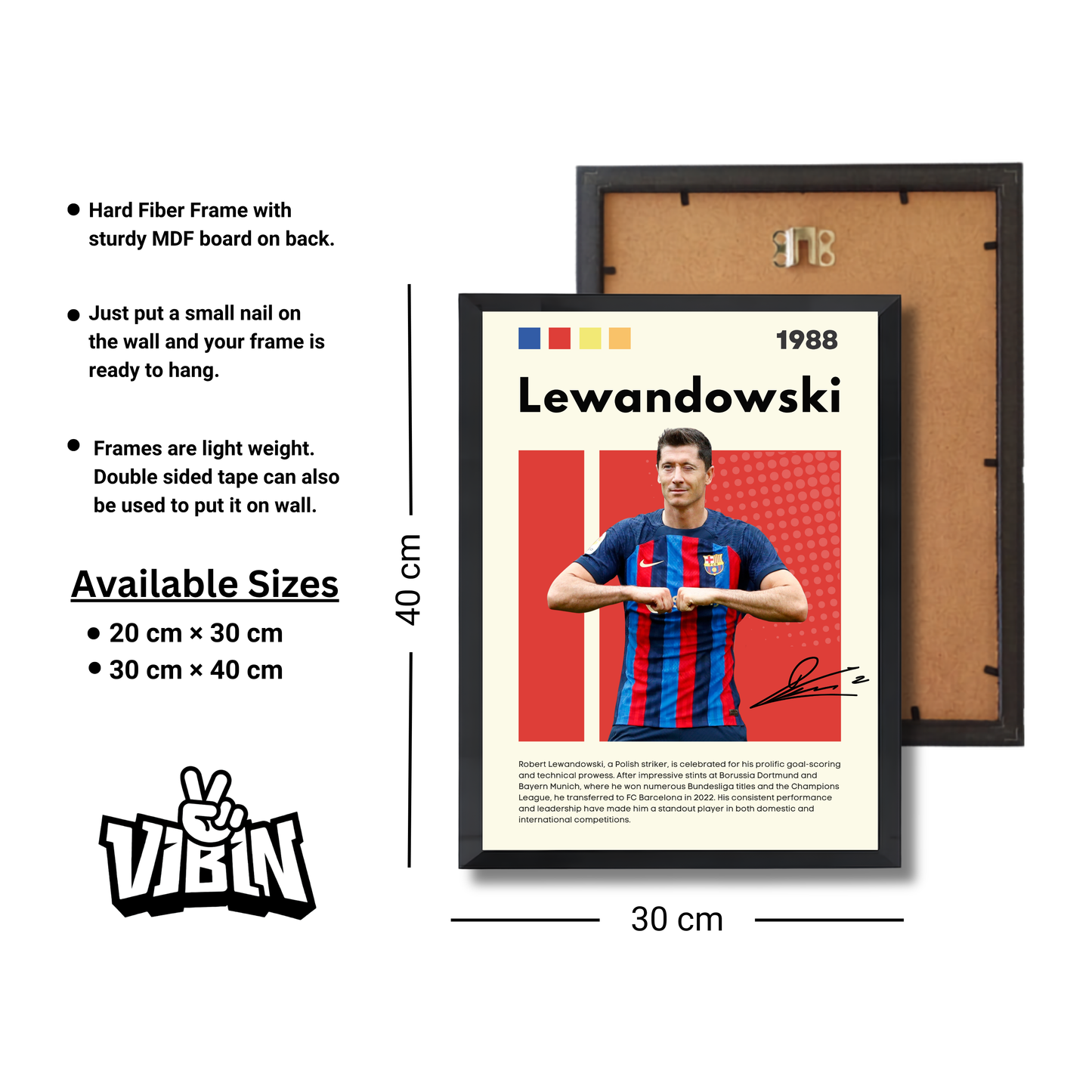 Lewandowski Football Poster #155