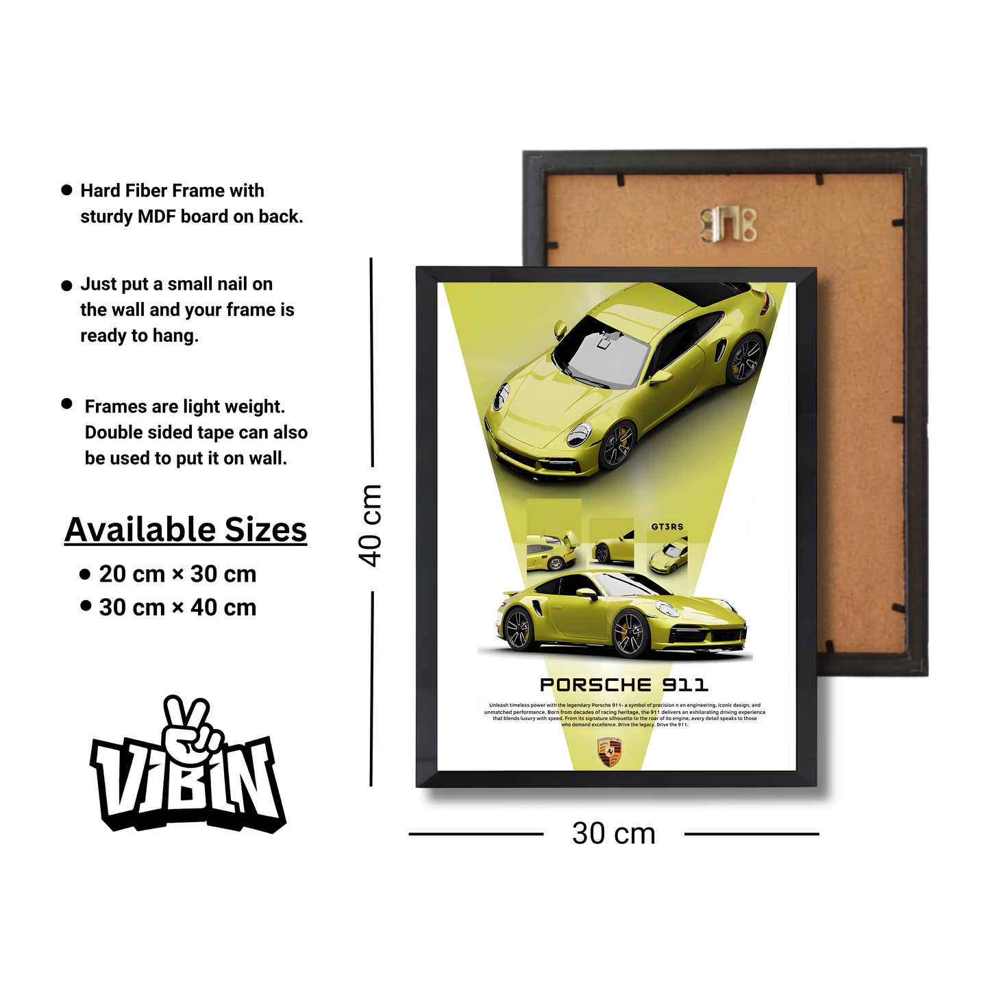 yellow porche GT3 RS poster #17