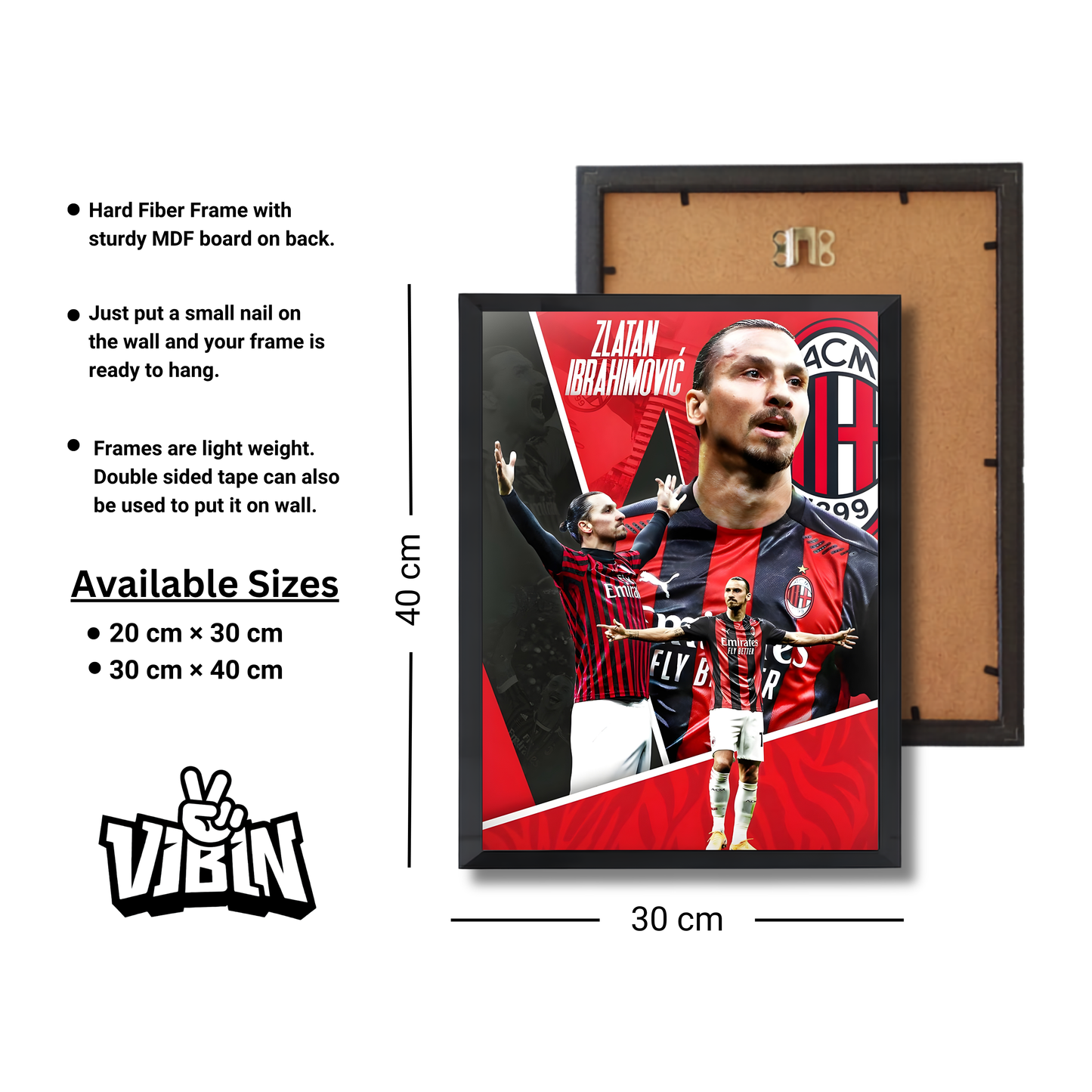 Zlatan ibrahimović Football Poster #186