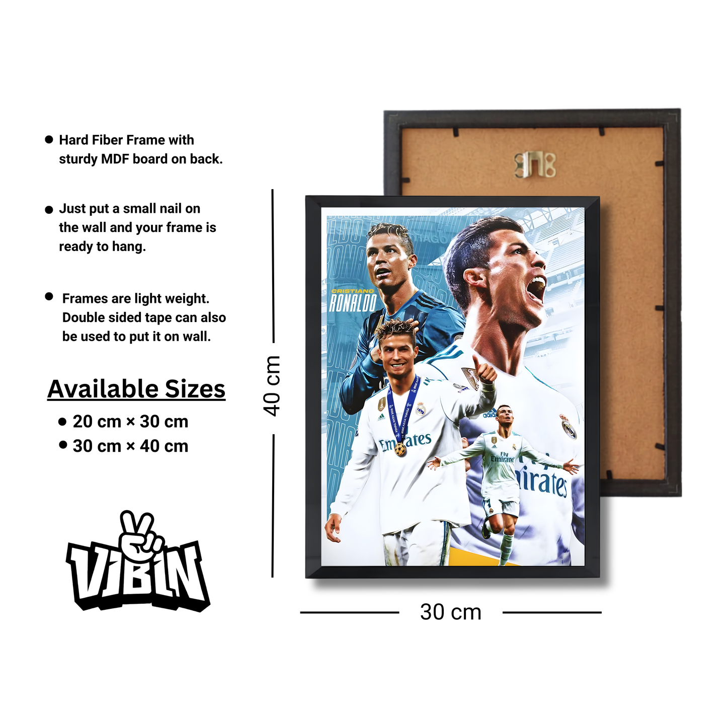Cristiano Ronaldo Football Poster #189