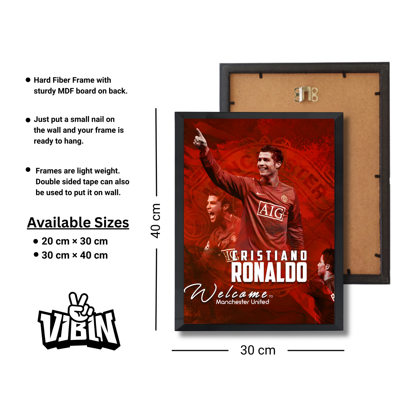Cristiano Ronaldo Football Poster #241