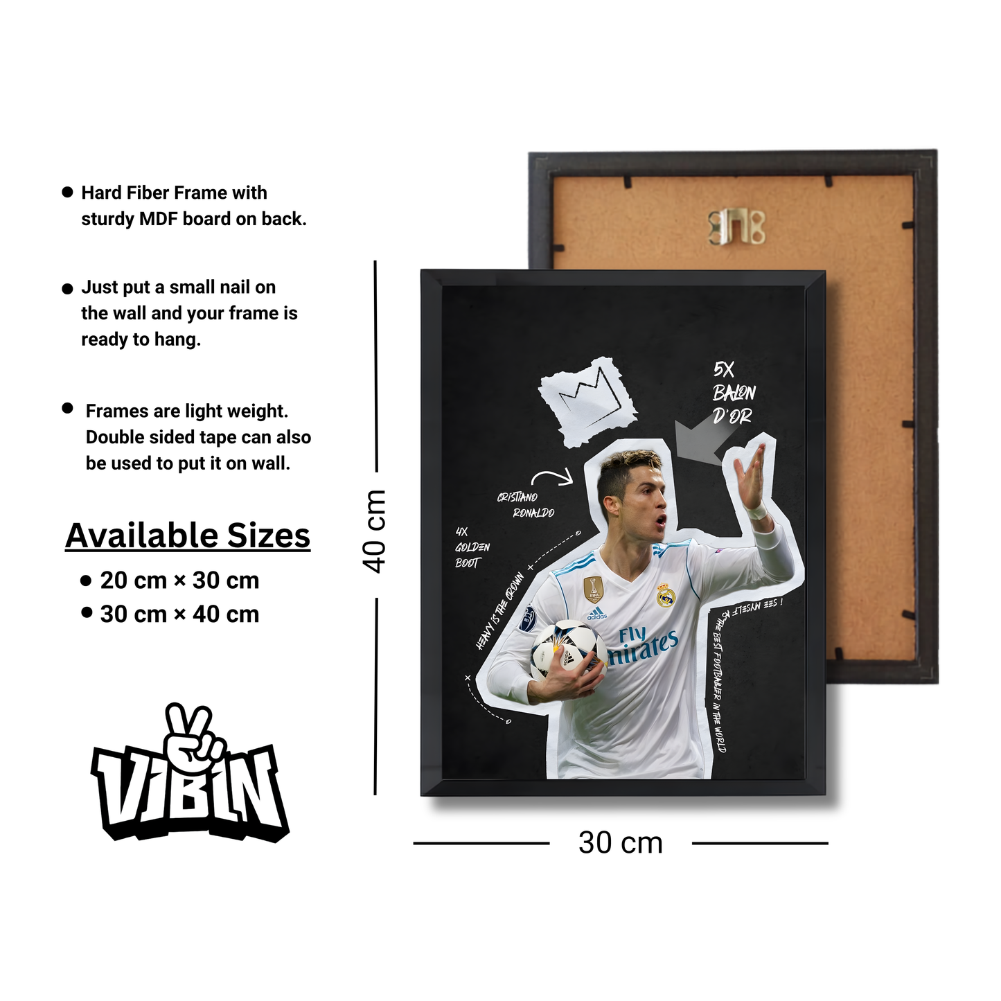 Cristiano Ronaldo Football Poster #254