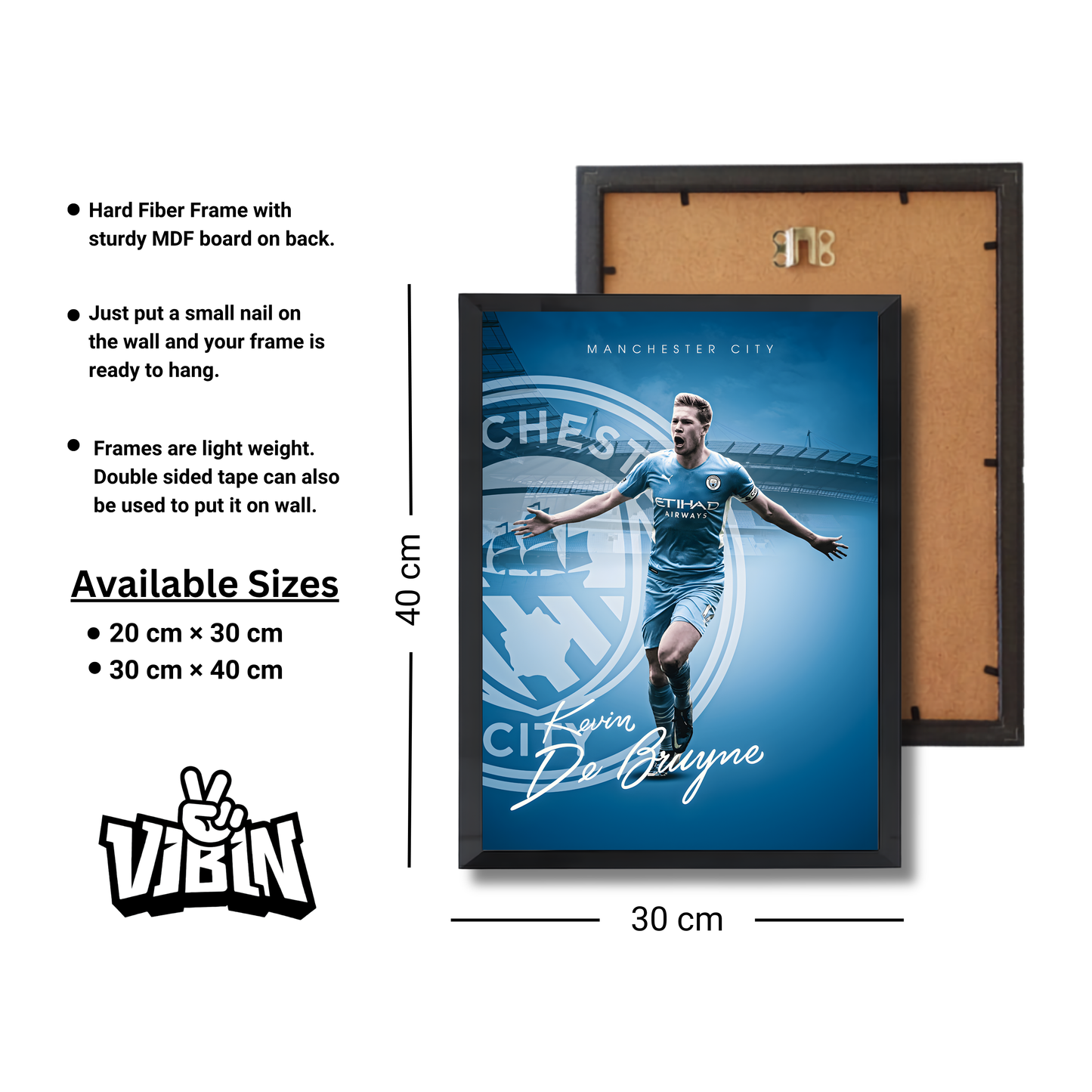 Kevin De Bruyne Football Poster #256