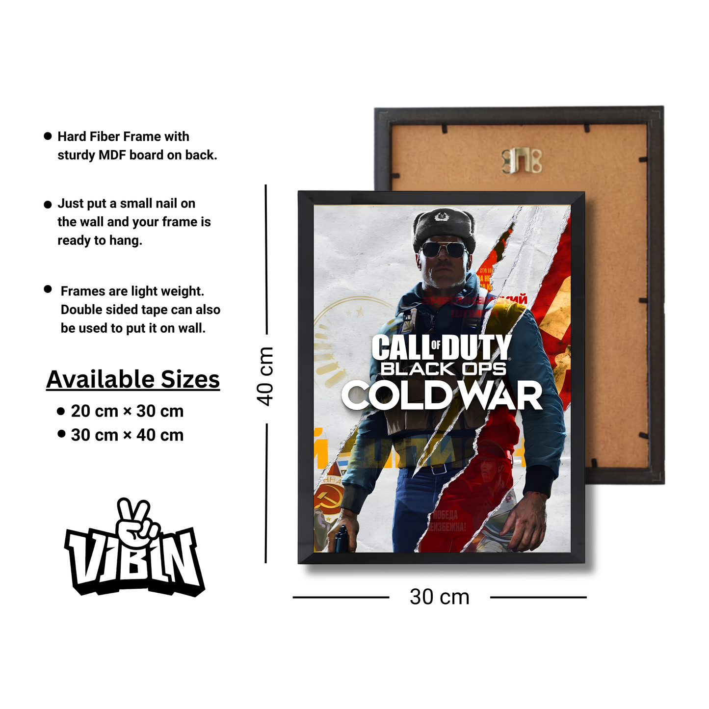 Call of Duty - black OPS Cold War Gaming Poster #281