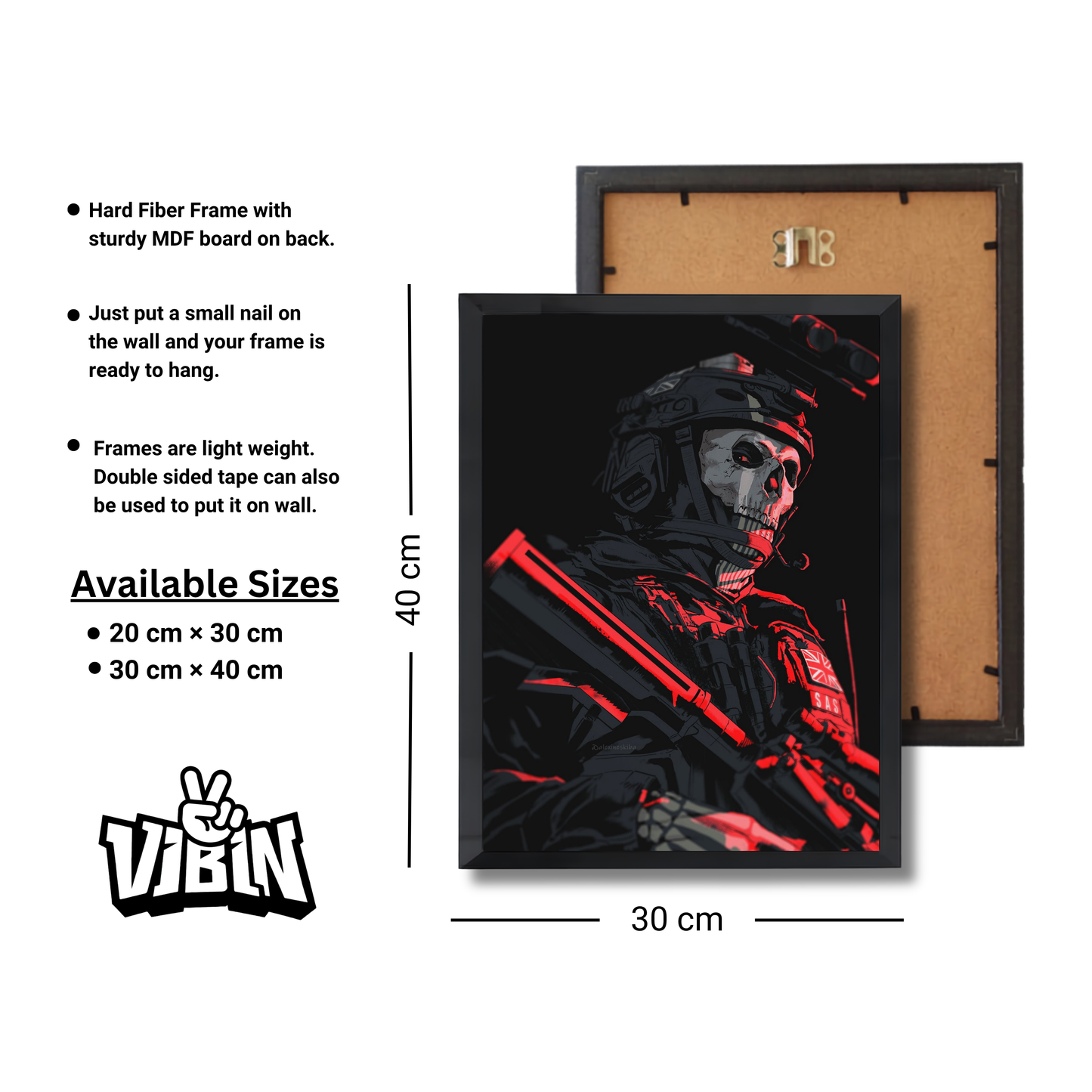 Ghost Call of duty Gaming Poster #292
