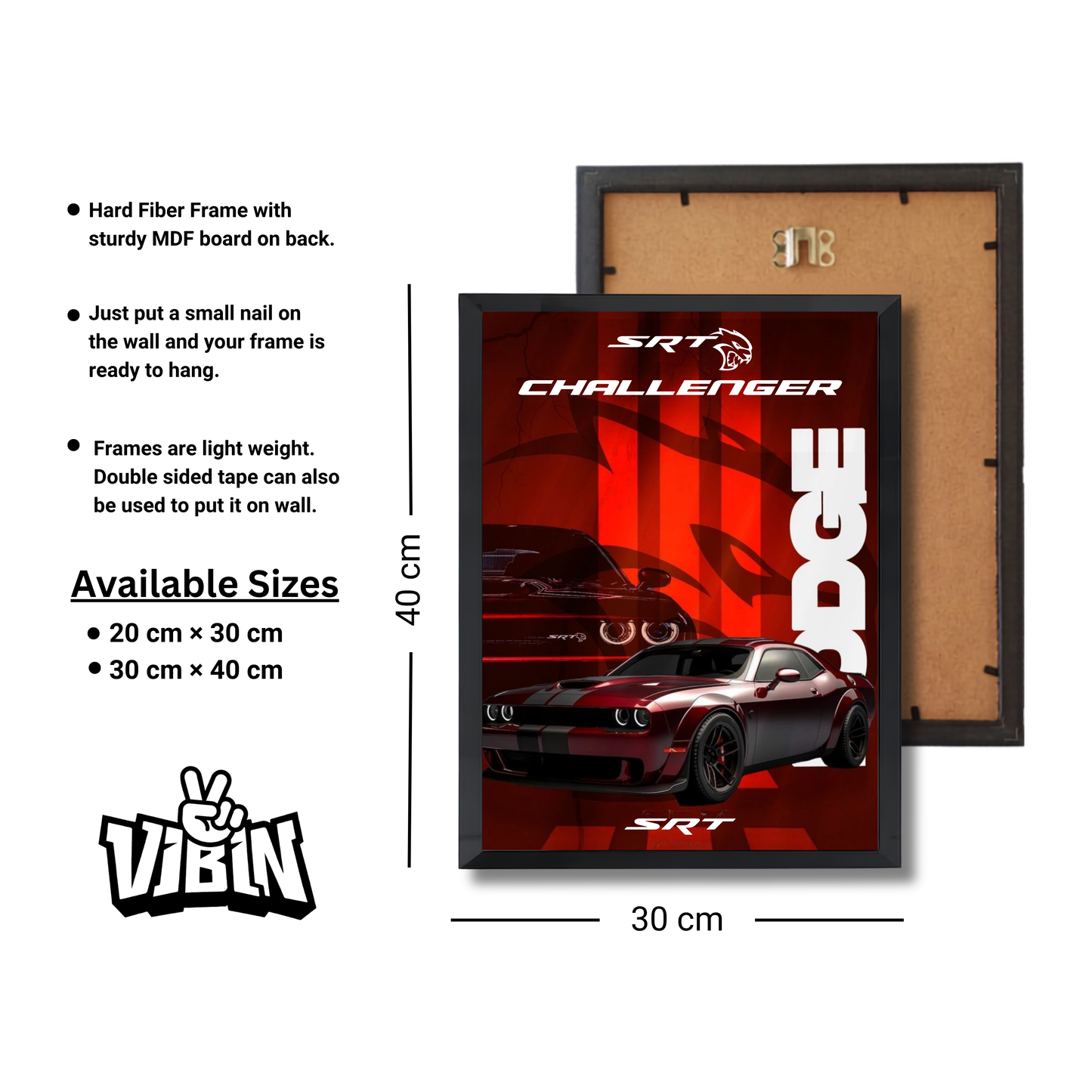 Red Dodge Challenger #38