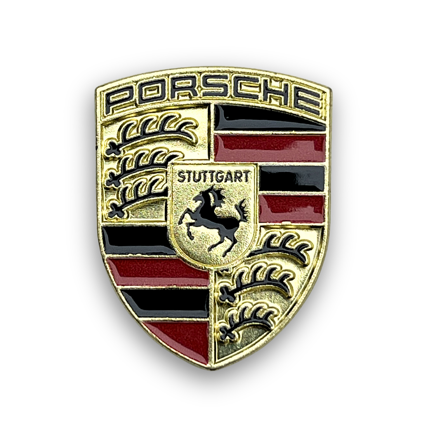 Porsche Logo Metal Phone Sticker With 3M Sticky Backing