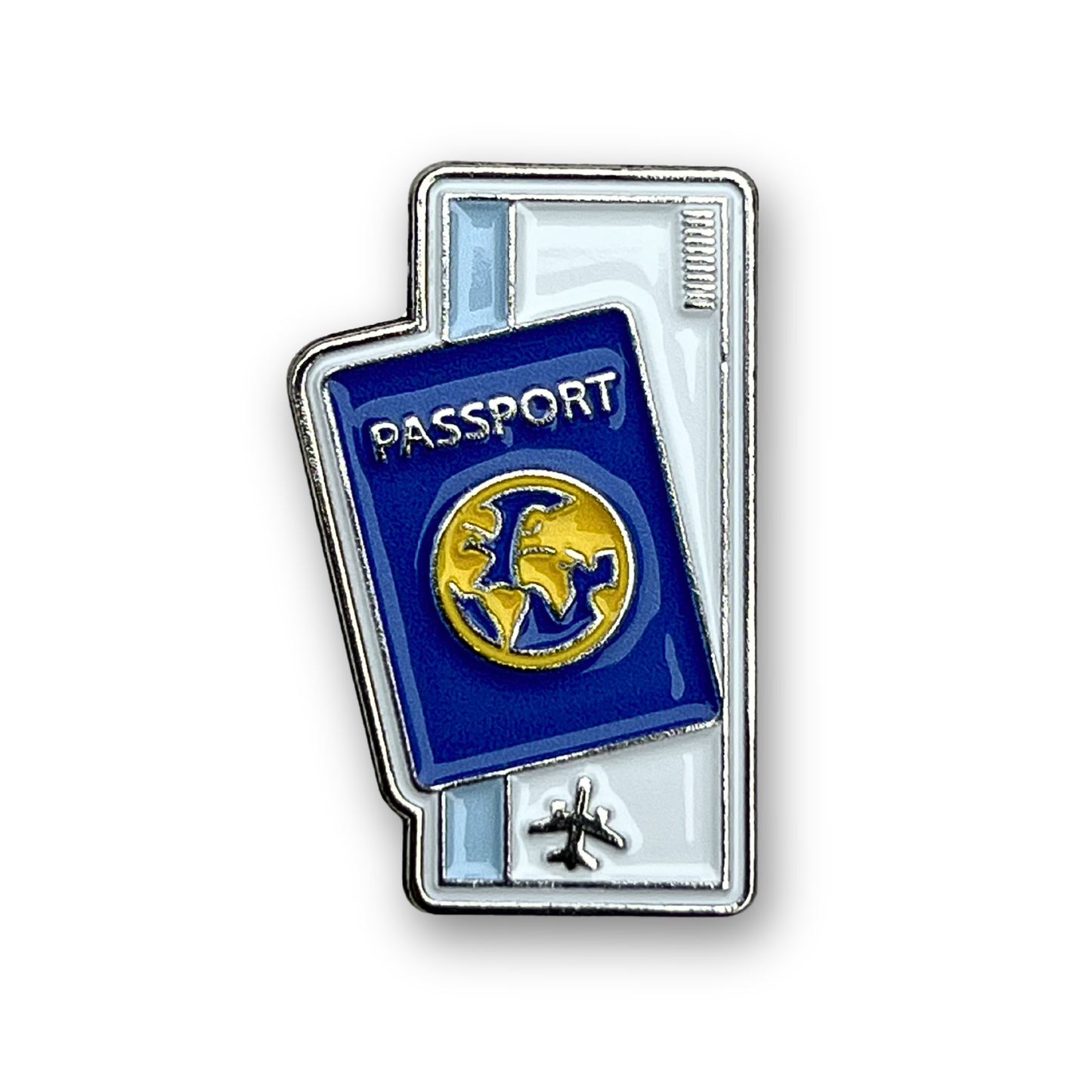 Passport Metal Phone Sticker With 3M Sticky Backing