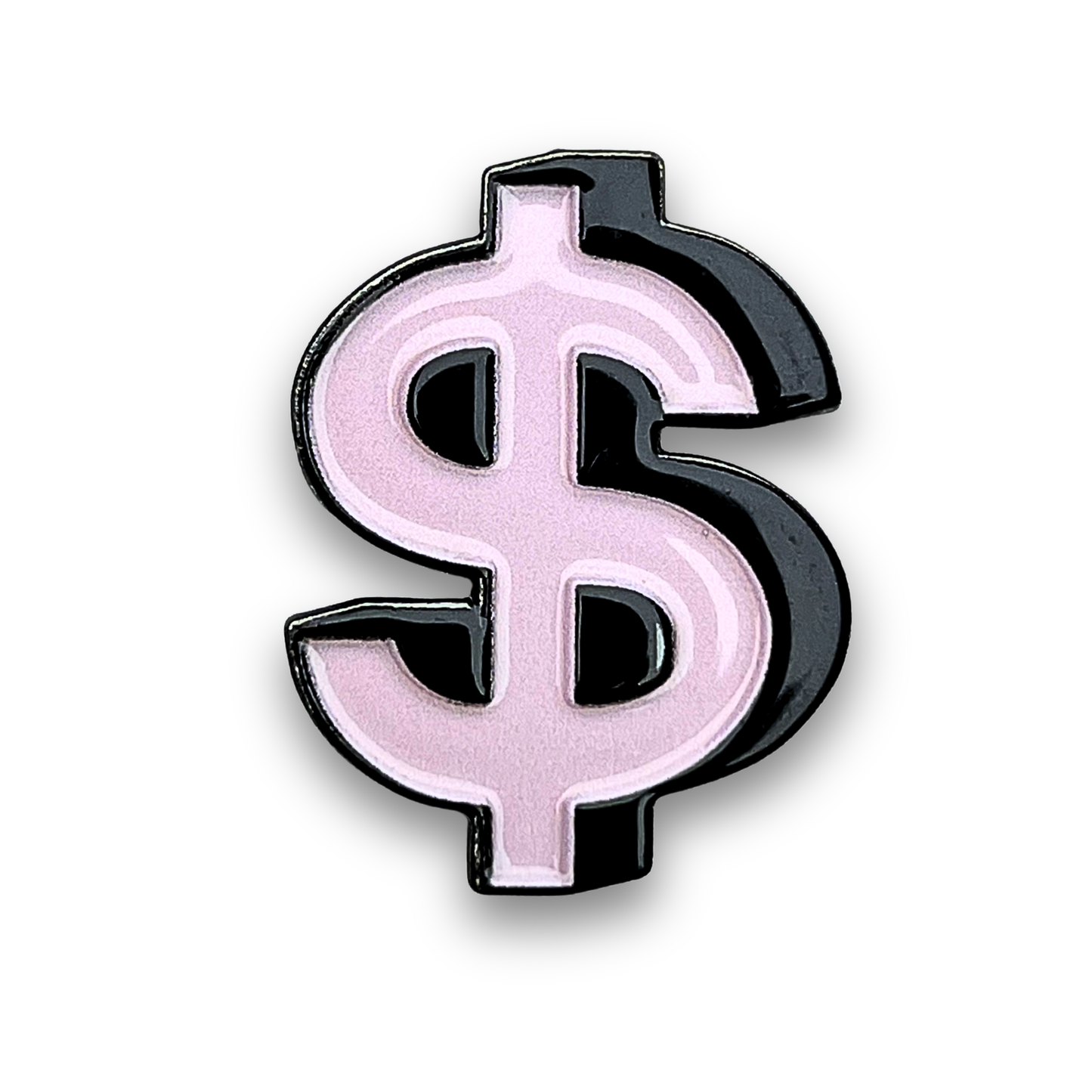 dollar sign Metal Phone Sticker With 3M Sticky Backing