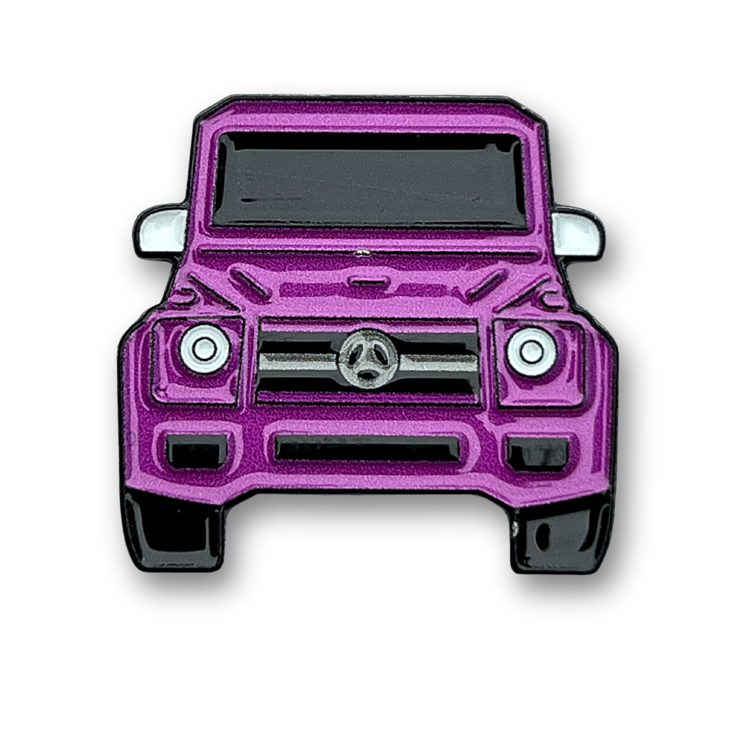 pink Mercedes-Benz G-Class Metal Phone Sticker With 3M Sticky Backing