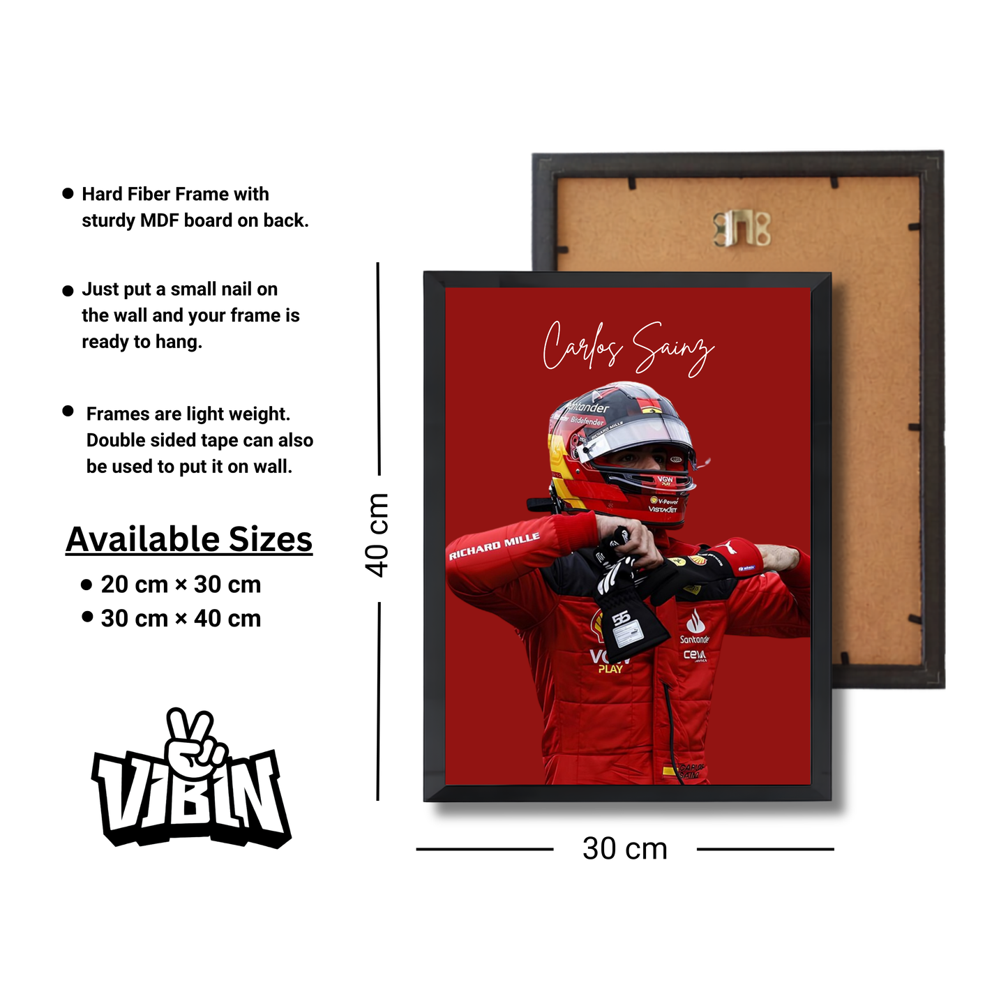 Carlos Sainz Formula 1 Poster #707