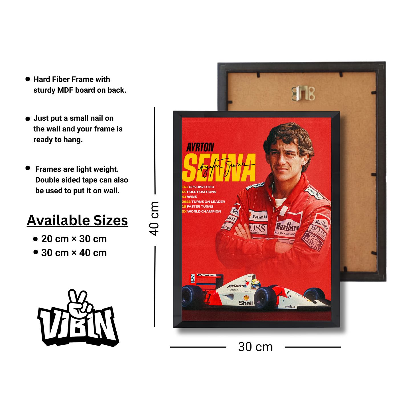 Ayrton Senna Formula 1 Poster #754