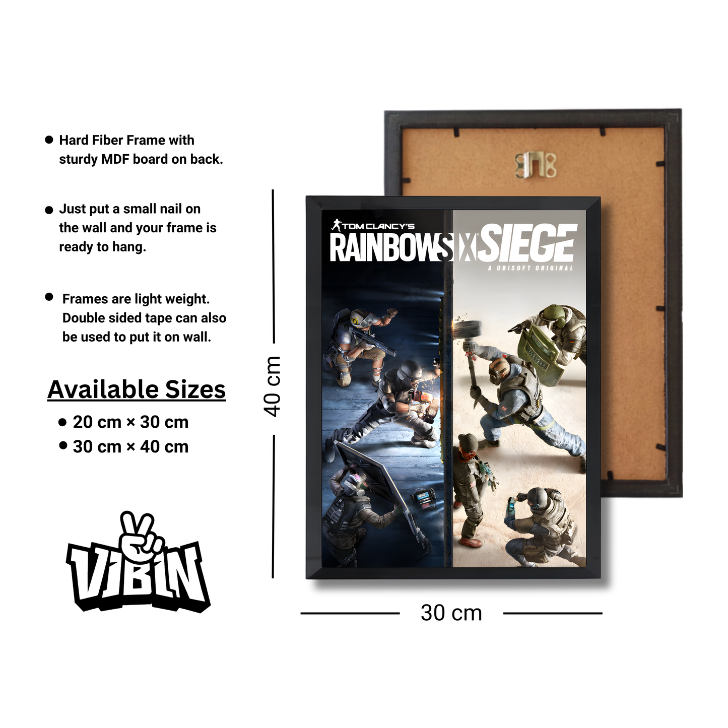Tom Clancy's Rainbow Six Siege Gaming Poster #340