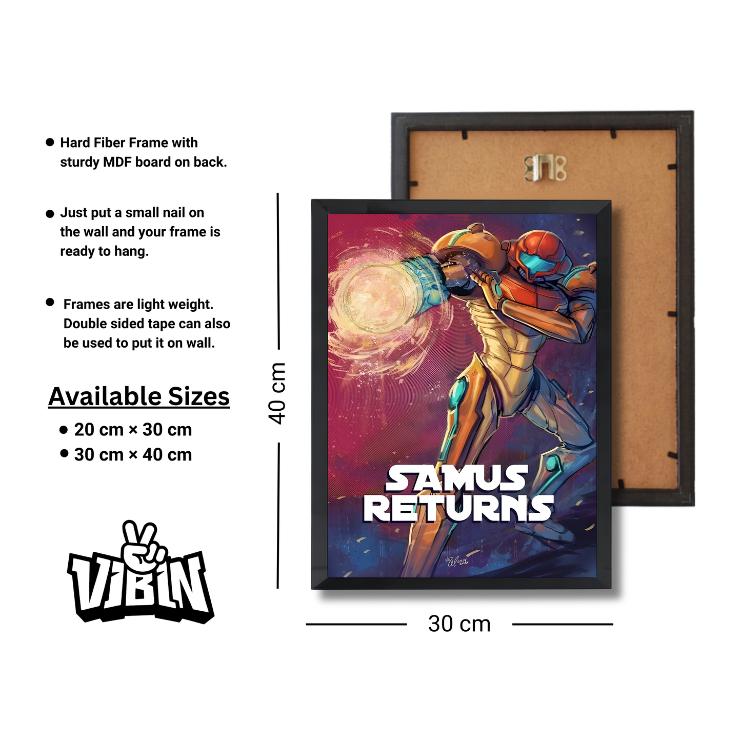 Samus Returns Gaming Poster #390