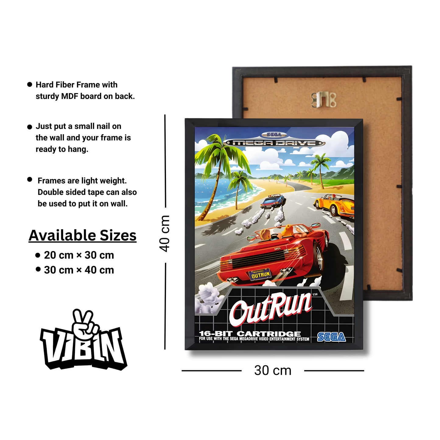 Out Run Gaming Poster #394