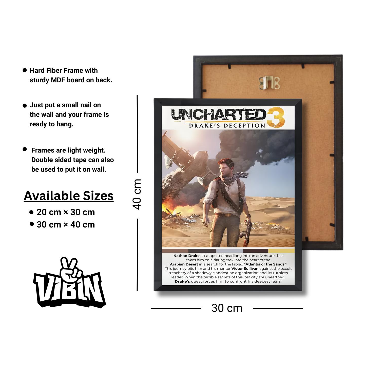 Uncharted Gaming Poster #395