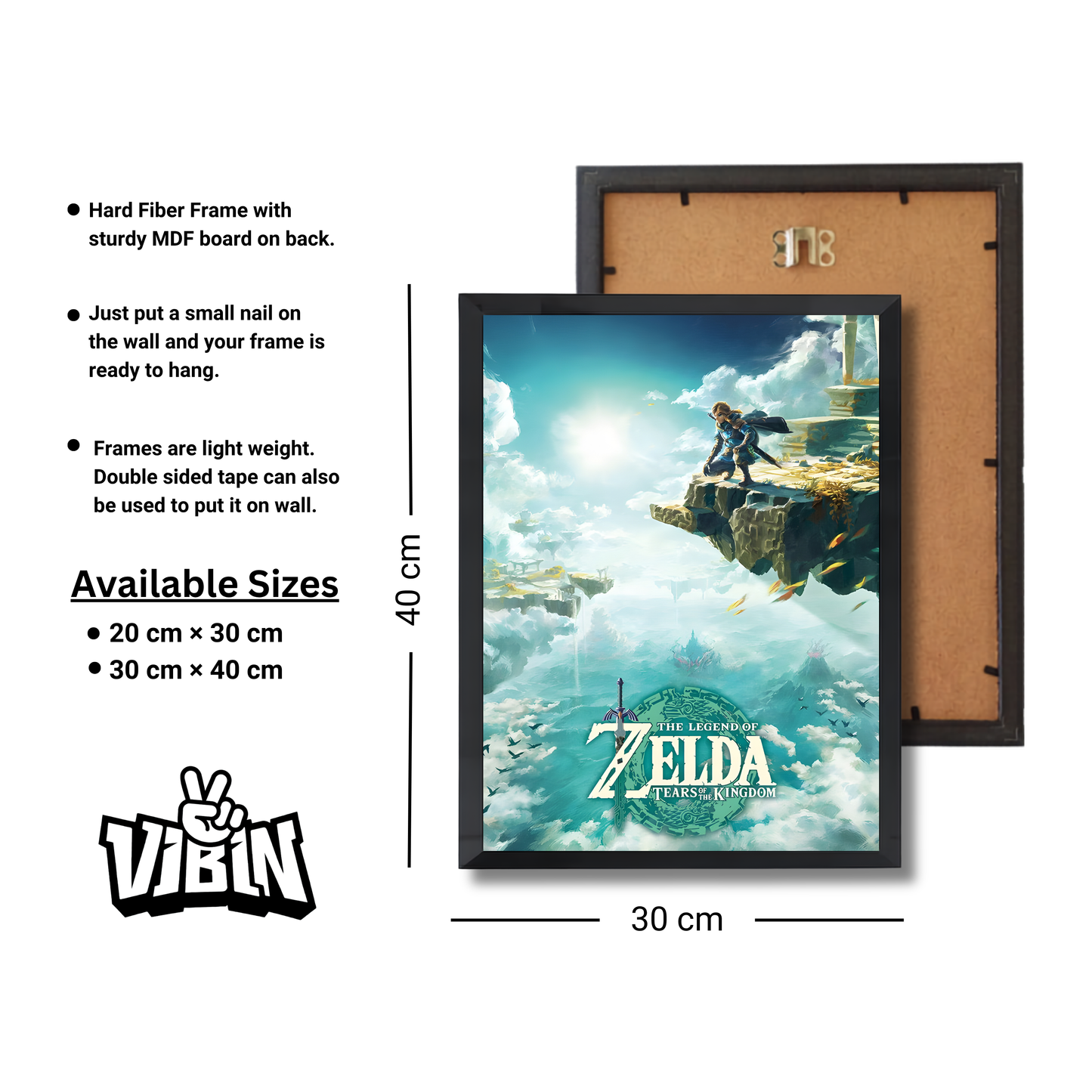 The Legend of Zelda: Tears of the Kingdom Gaming Poster #428