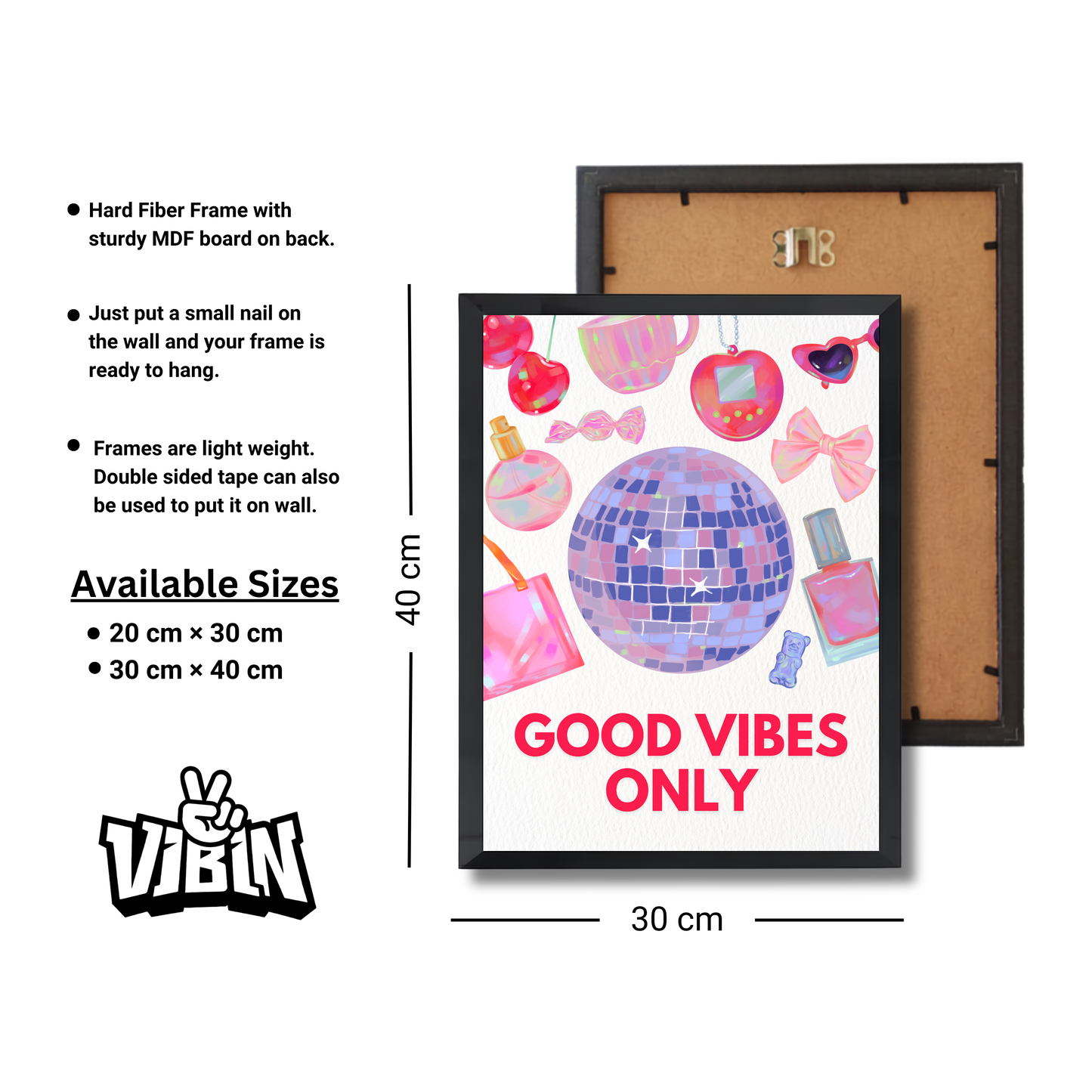 good vibes only Girly Poster #571