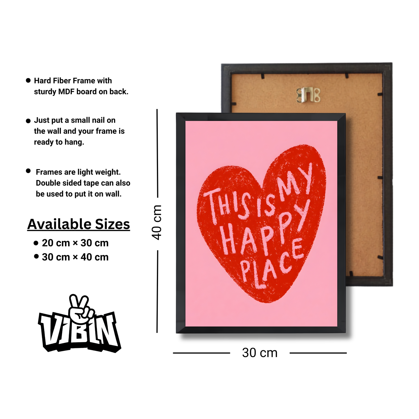 This Is My Happy Place Girly Poster #498