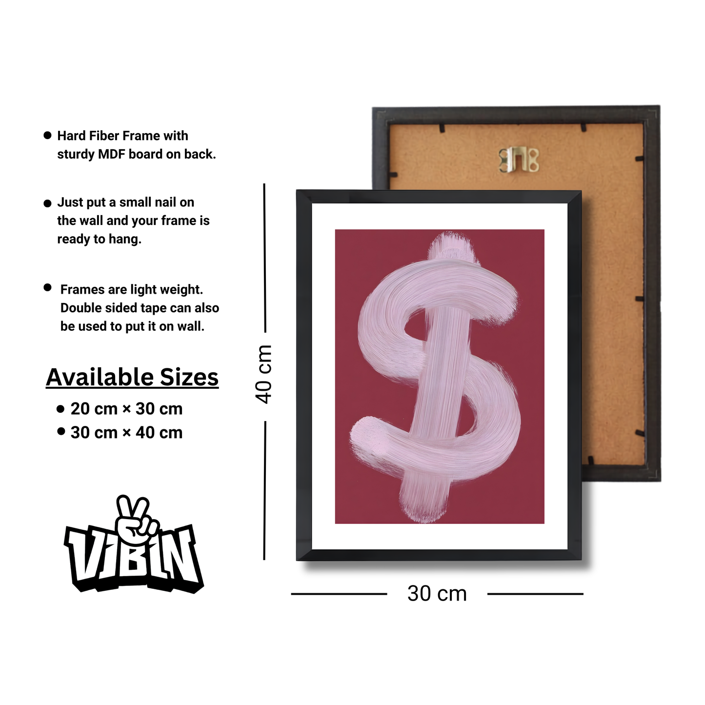 pink dollar sign Girly Poster #502