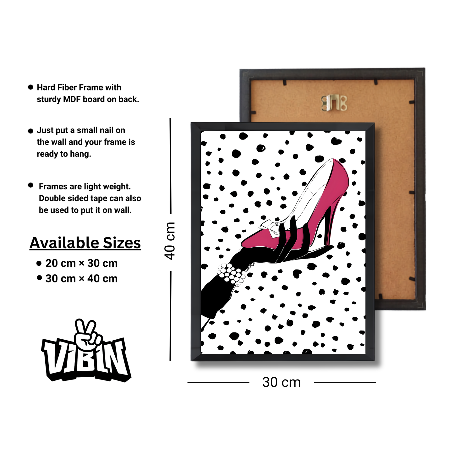 Holding Pink Shoe Girly Poster #533