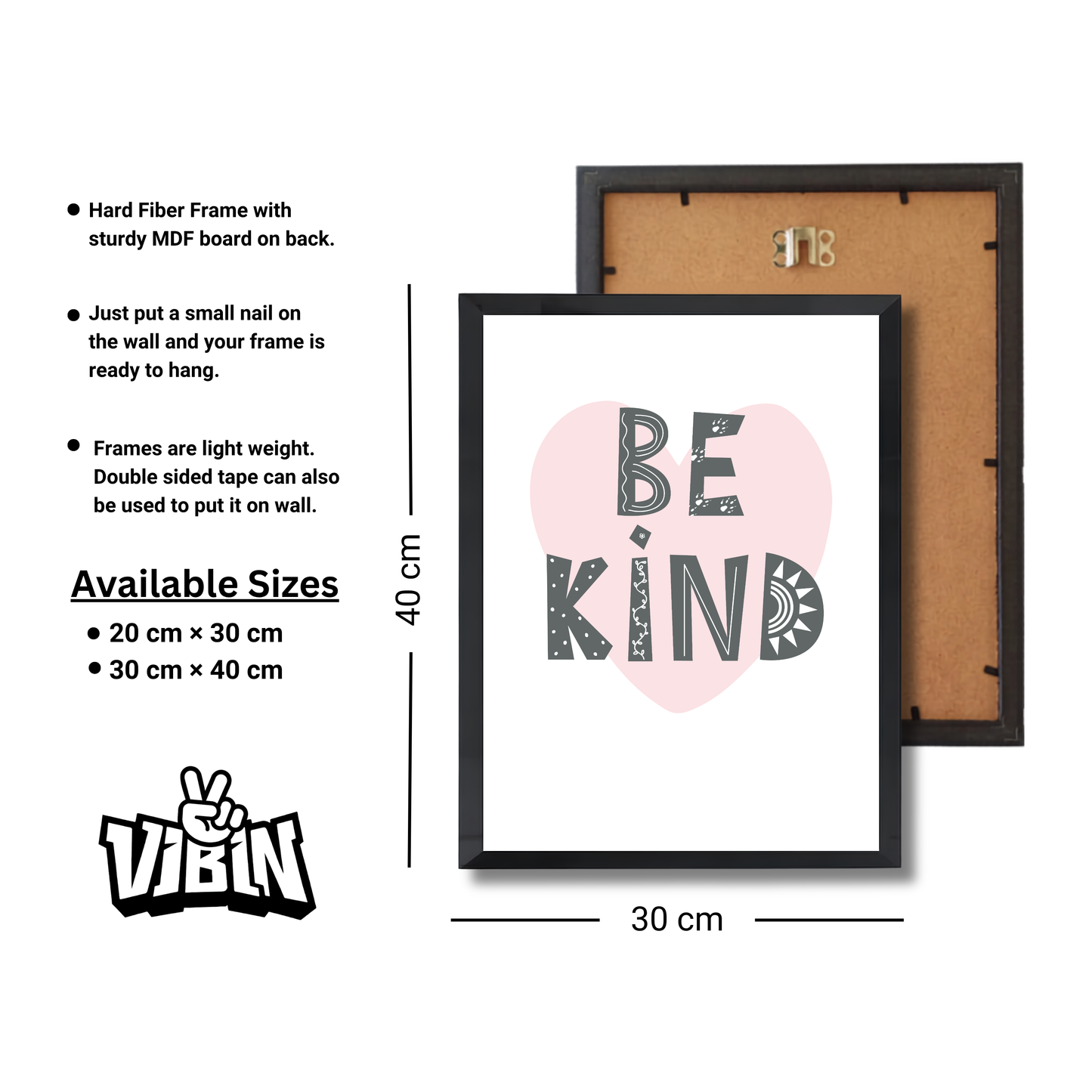 Be Kind Girly Poster #547