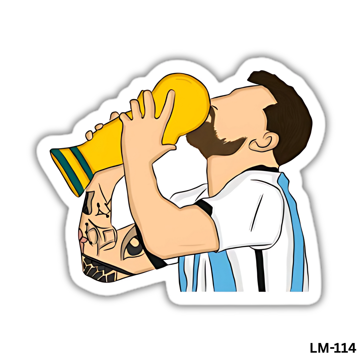 MESSI WITH THE WRLD CUP(LM-114)