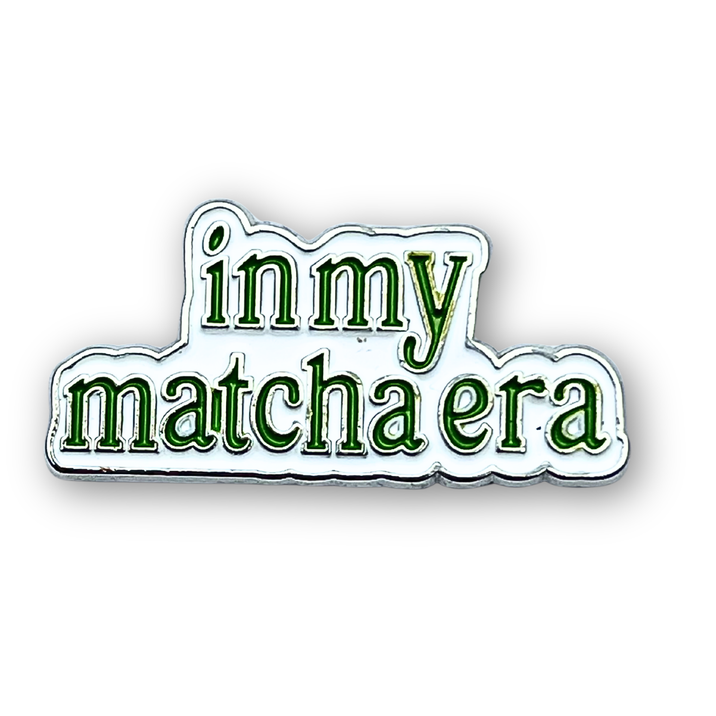 In my matcha era Metal Phone Sticker With 3M Sticky Backing