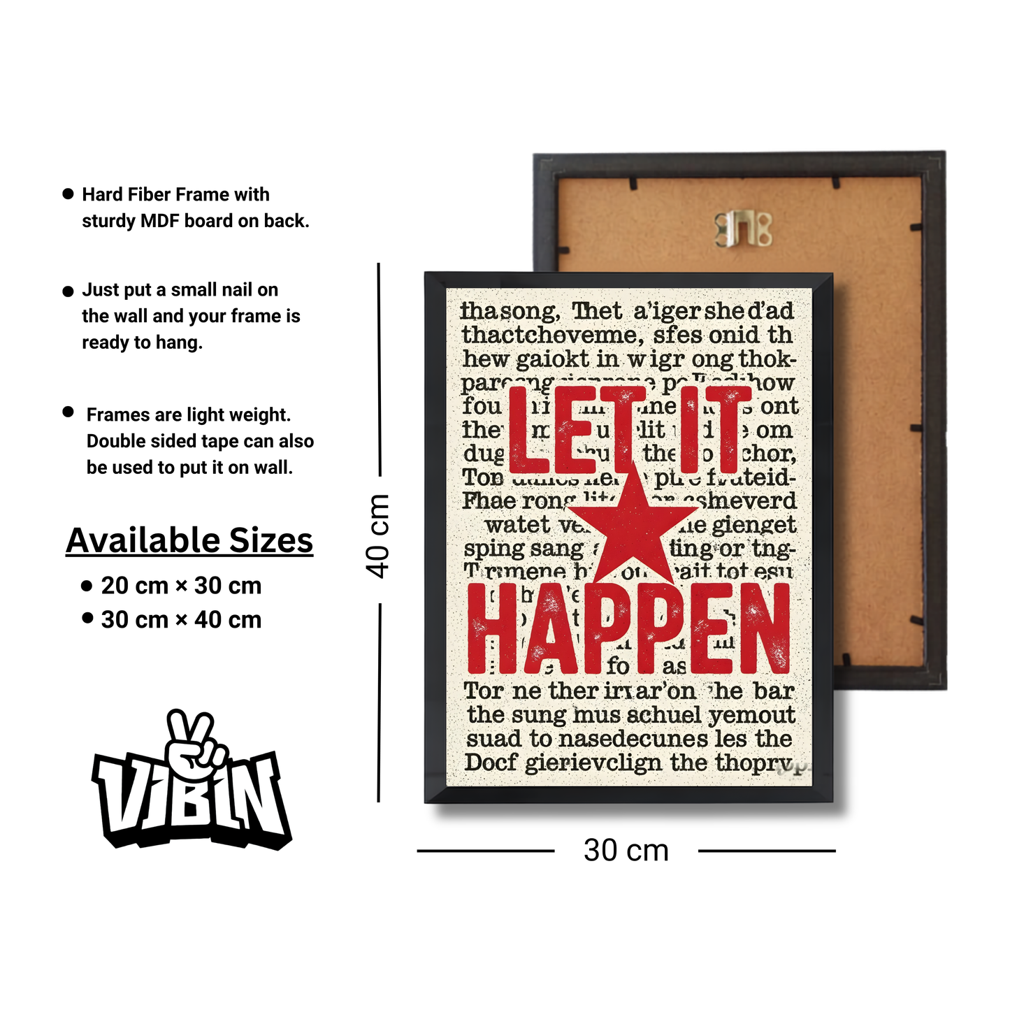 Let it happen Motivational Poster #594