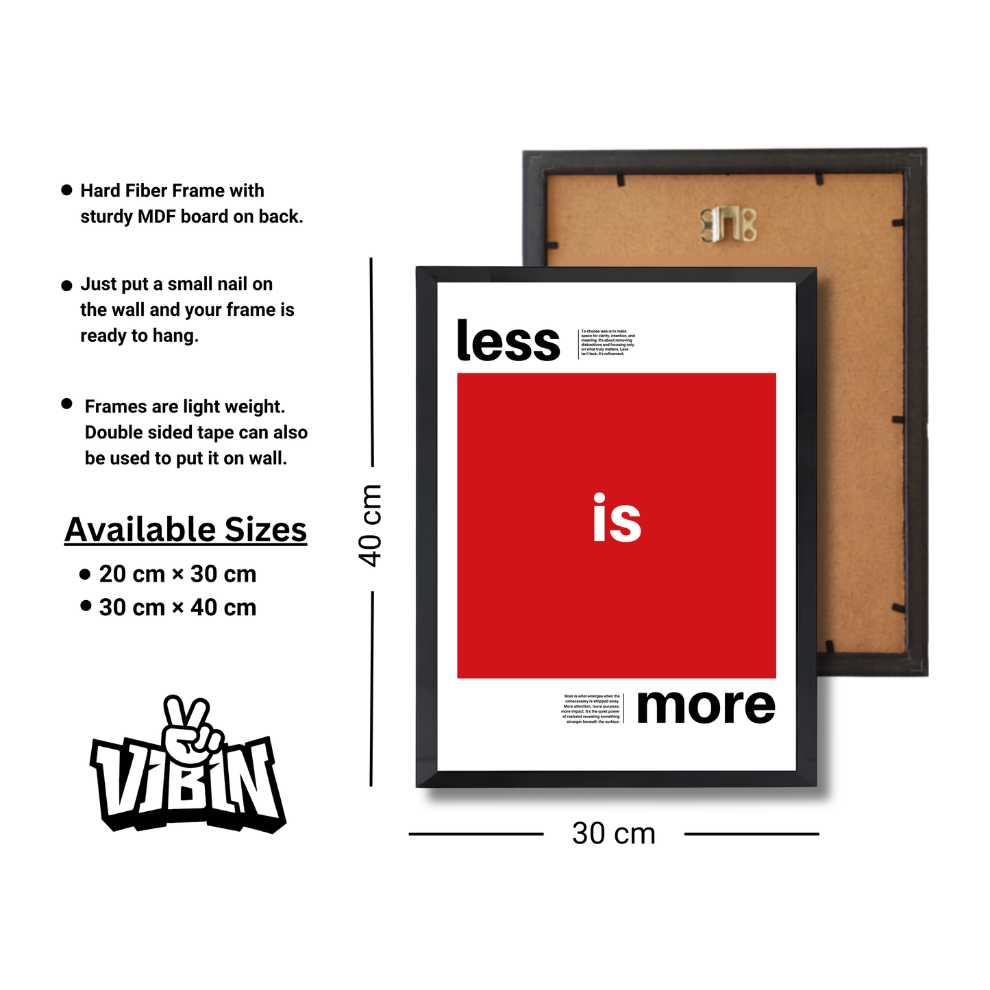 Less is More Motivational Poster #598