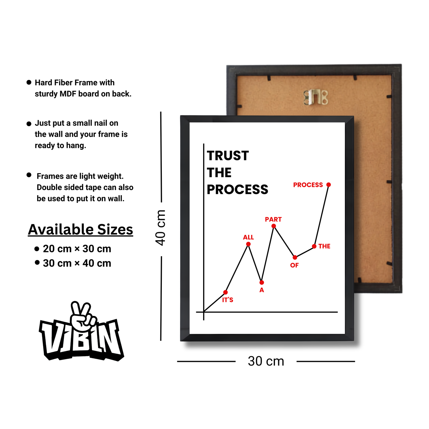 TRUST THE PROCESS Motivational Poster #625