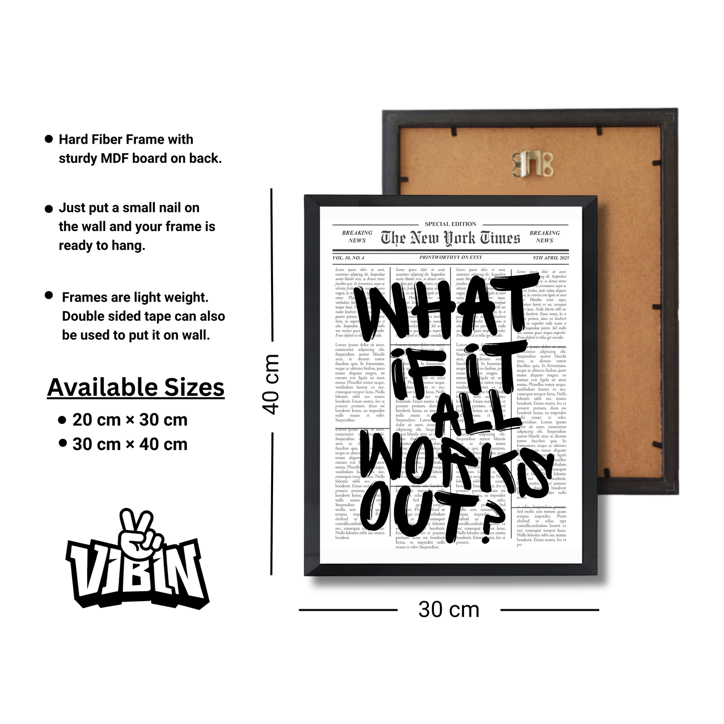 What if it all works out? Poster #662