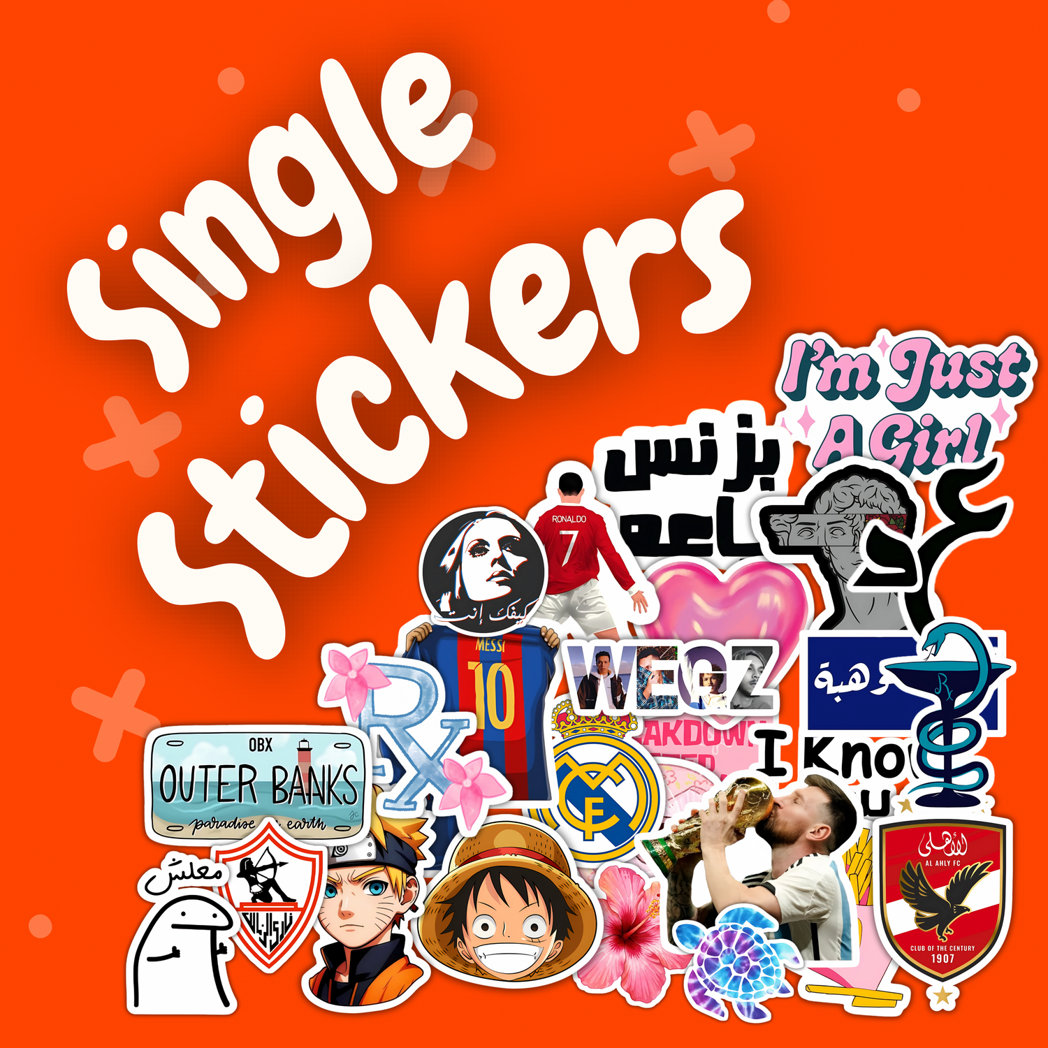 Premium Single Stickers