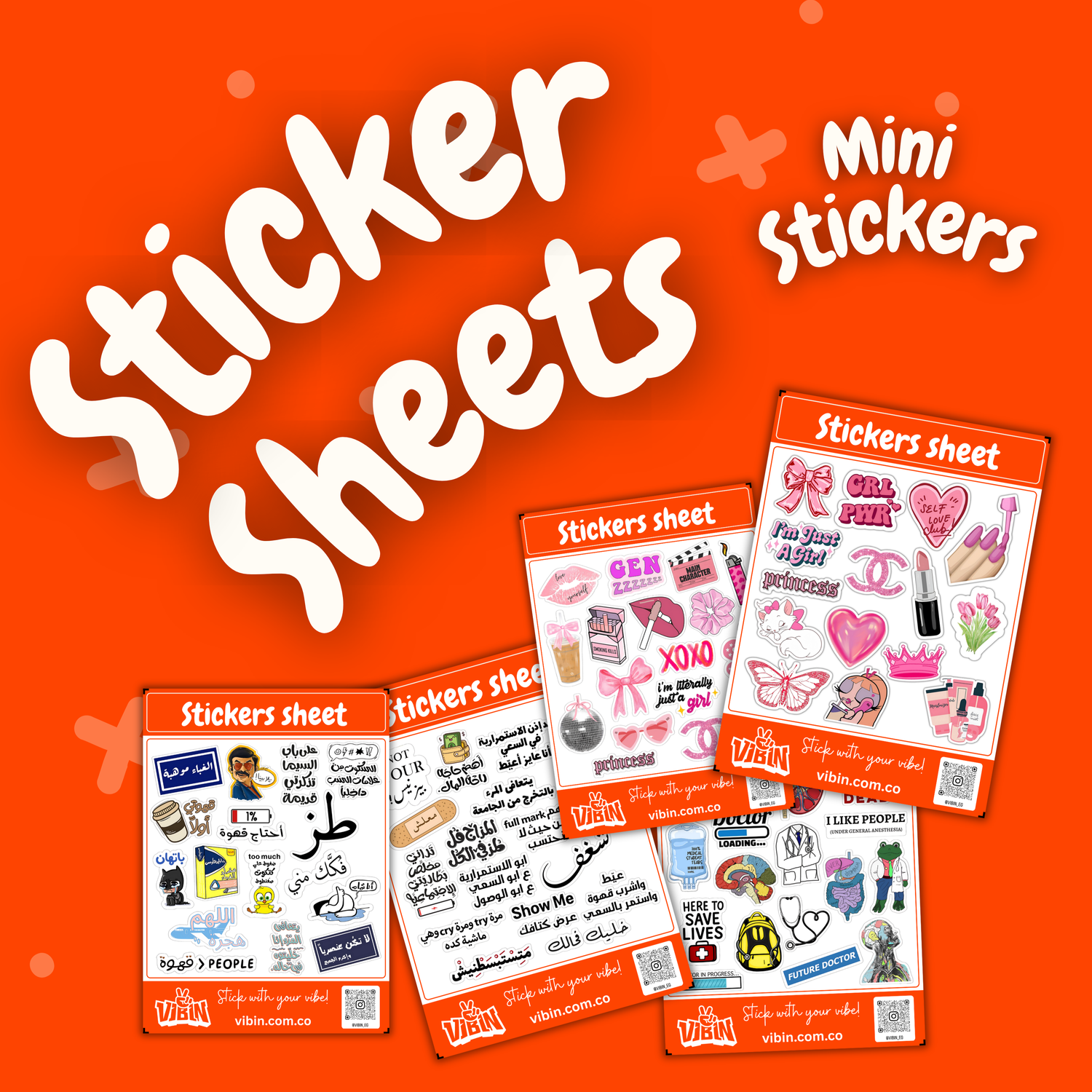 Sticker Sheets “Mini Stickers”