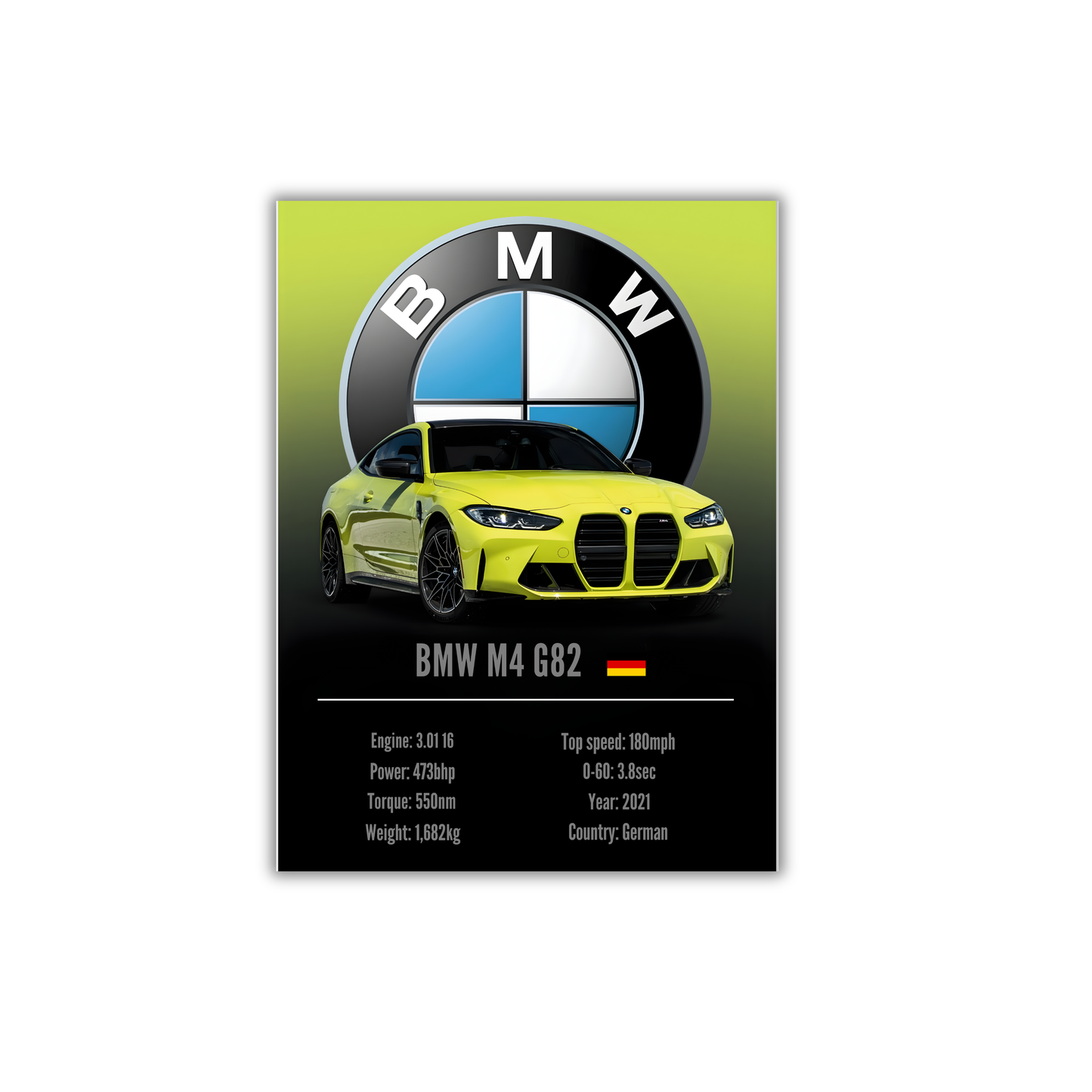 BMW M4 G82 Poster #103
