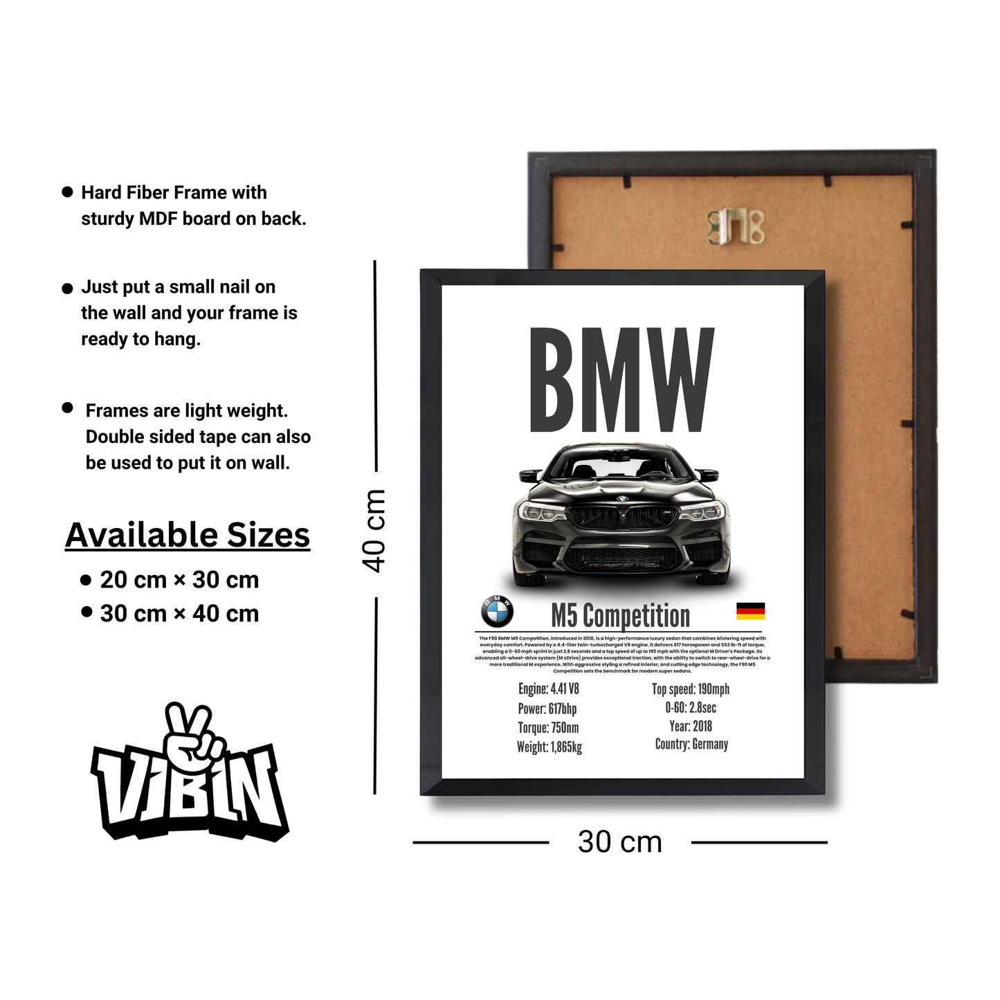 BMW M5 Competition Poster #104