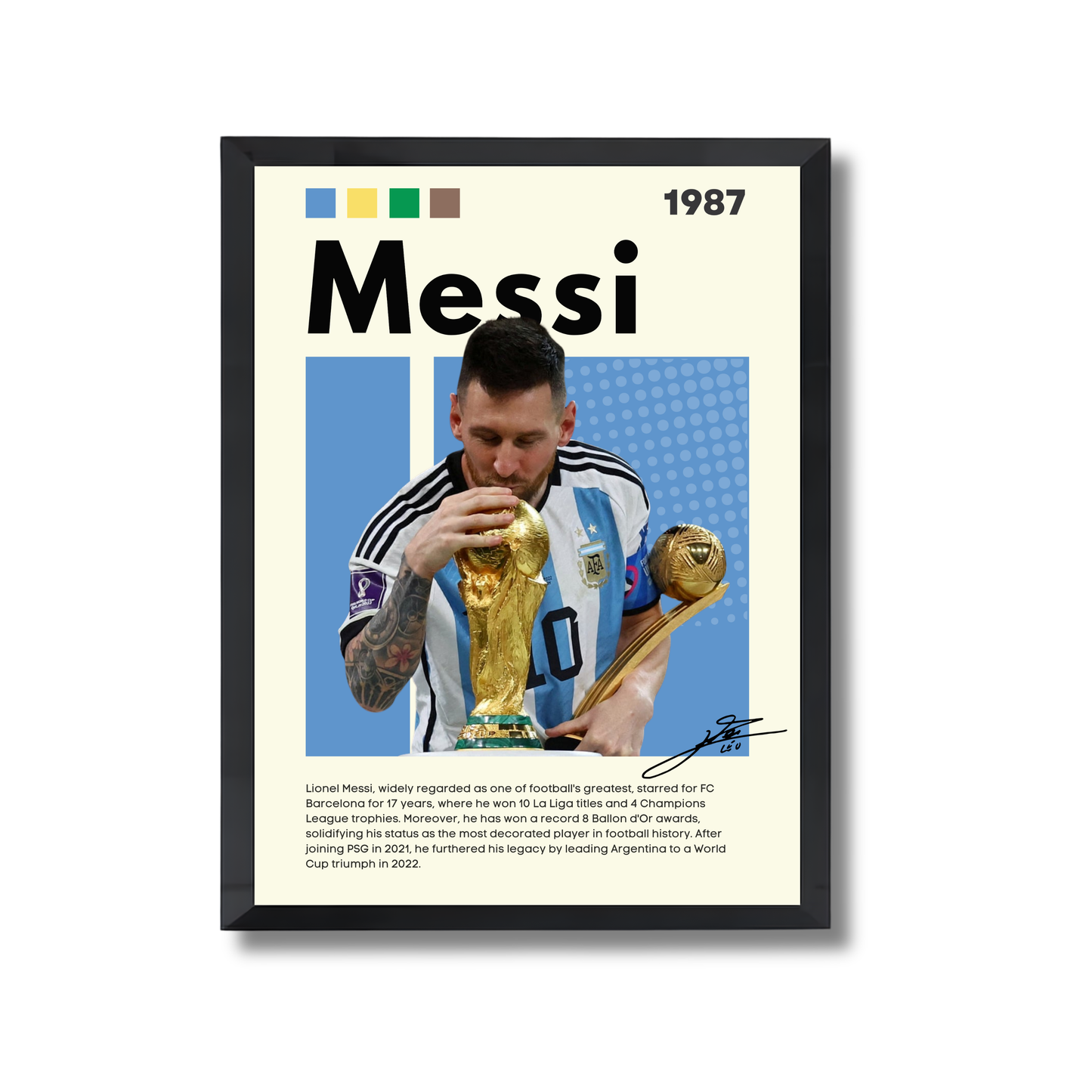 MESSI Football Poster #107