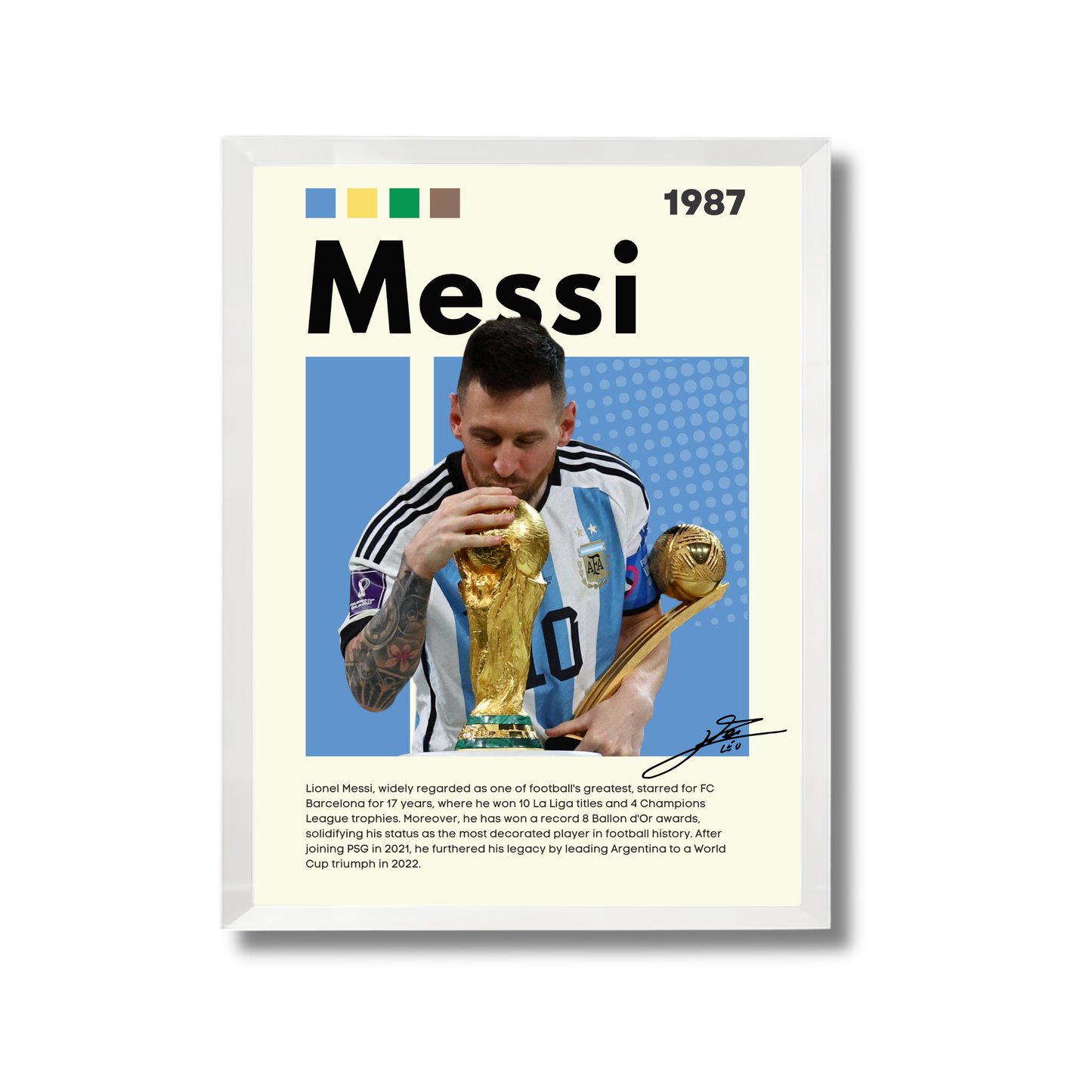 MESSI Football Poster #107