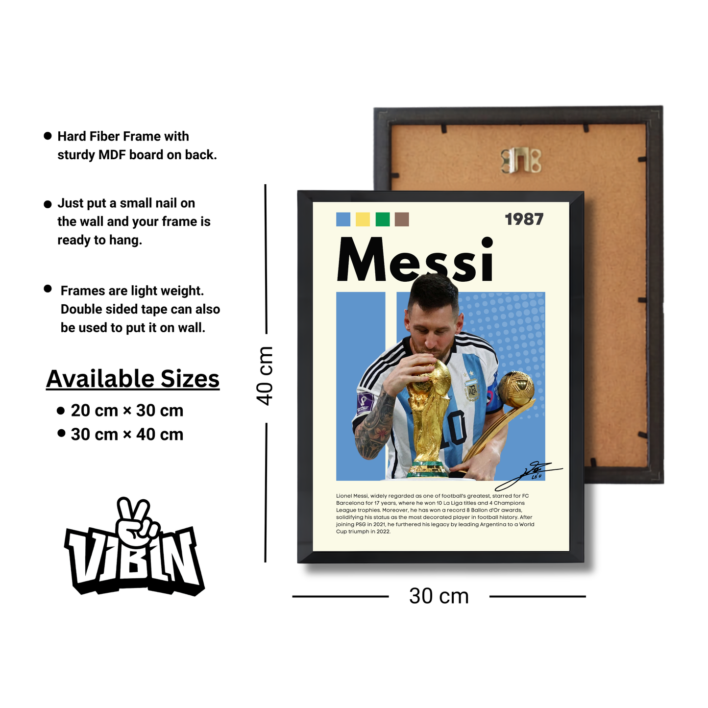 MESSI Football Poster #107