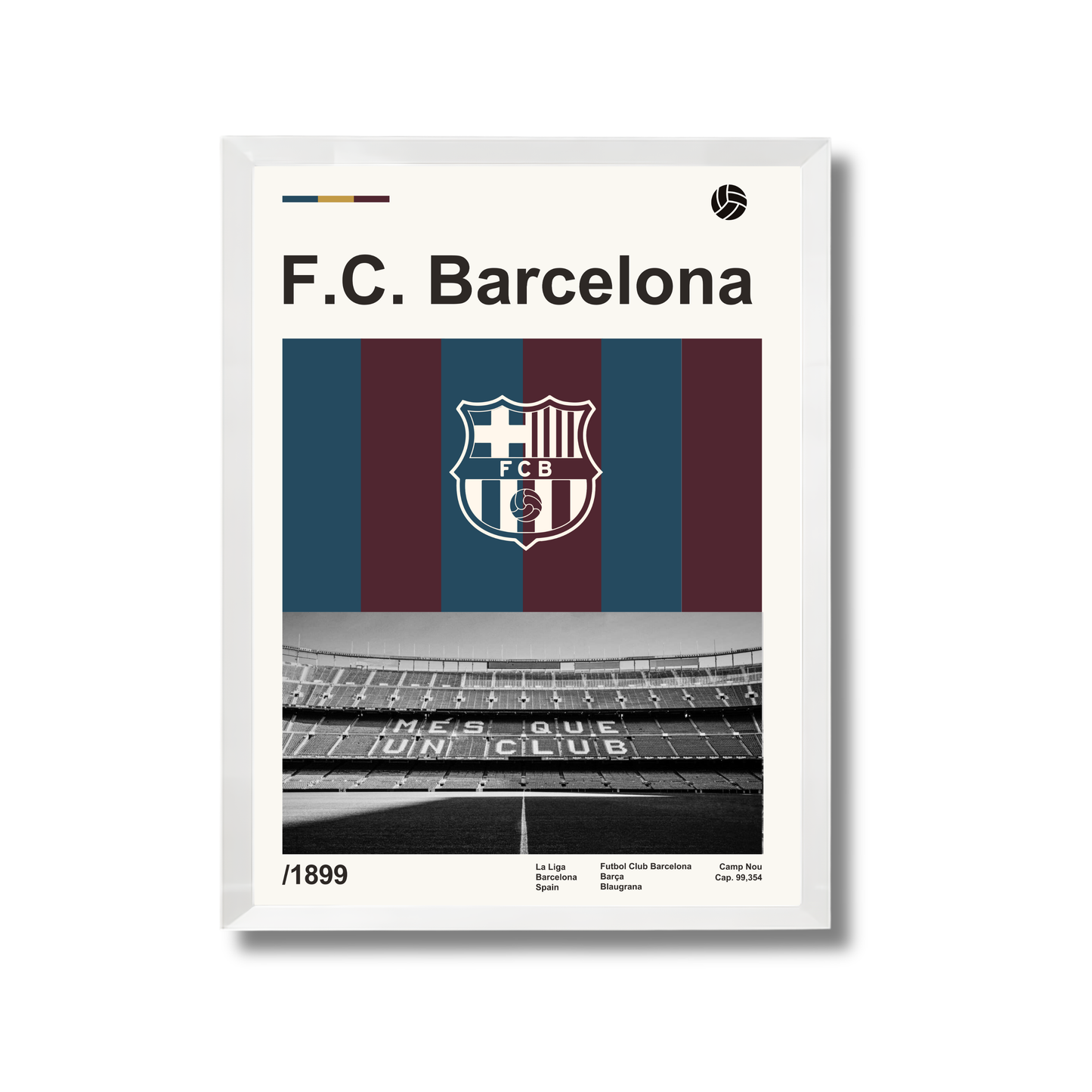 F.C. Barcelona Football Poster #109