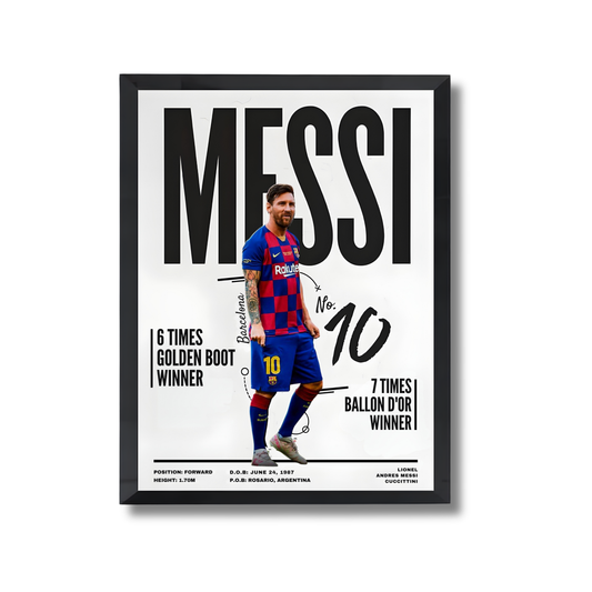 Messi Football Poster #117