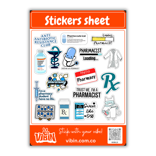 Pharmacy mini stickers sheet -11