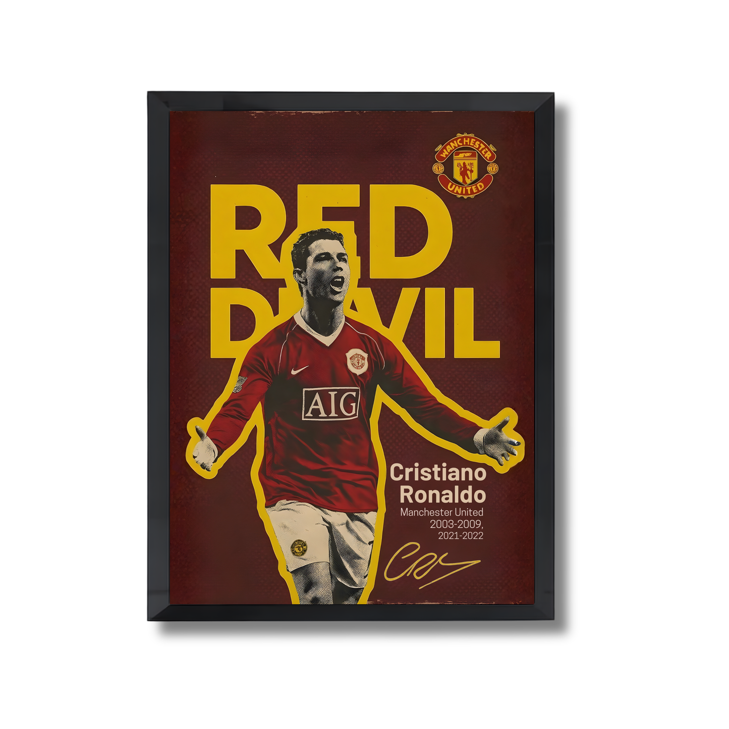 Cristiano Ronaldo-Manchester unaited Football Poster #120