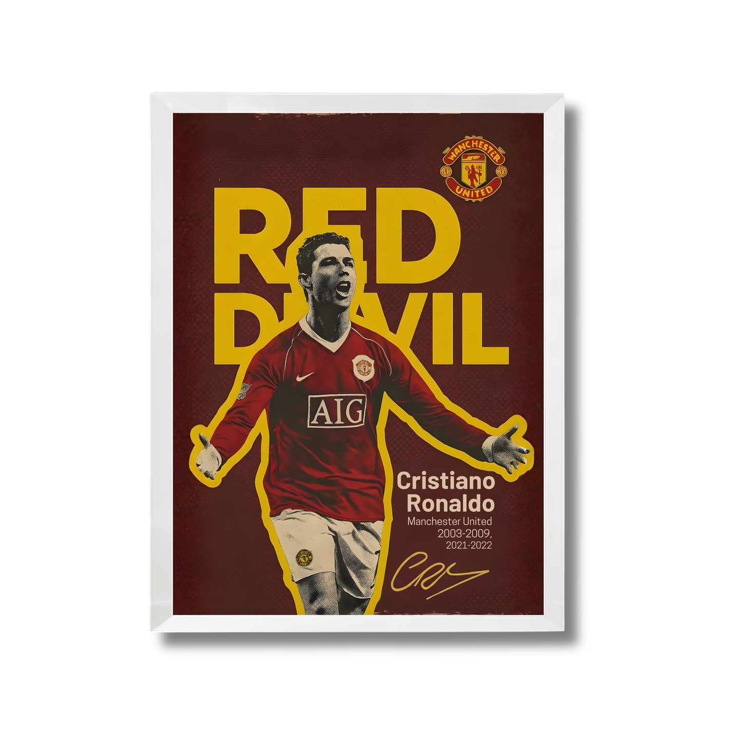 Cristiano Ronaldo-Manchester unaited Football Poster #120