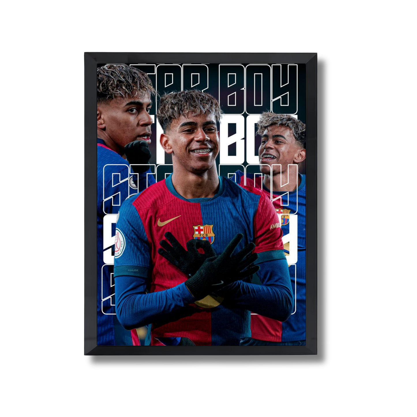 lamine Yamal Football Poster #124