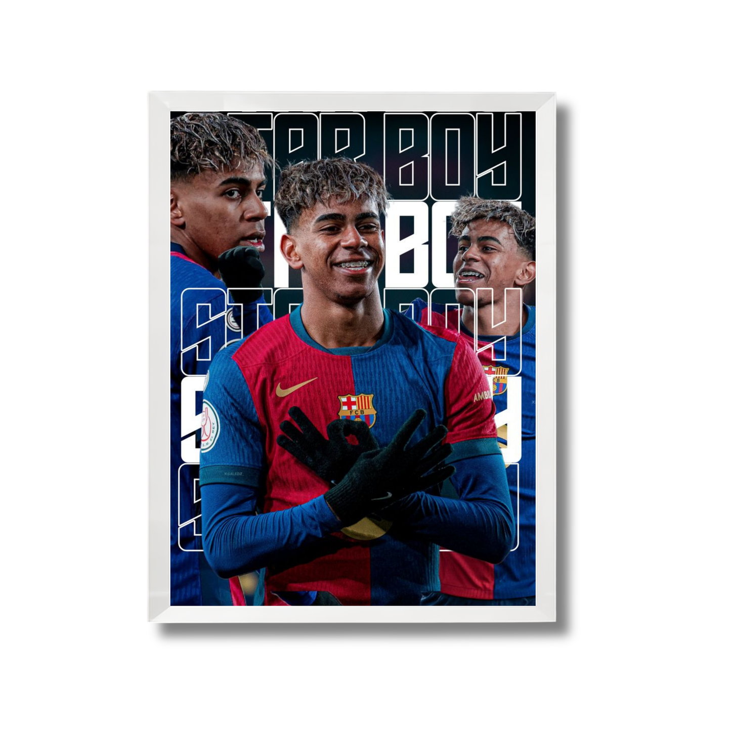 lamine Yamal Football Poster #124